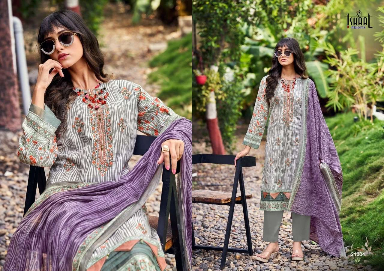 Ishaal Prints Embroidered Vol 21