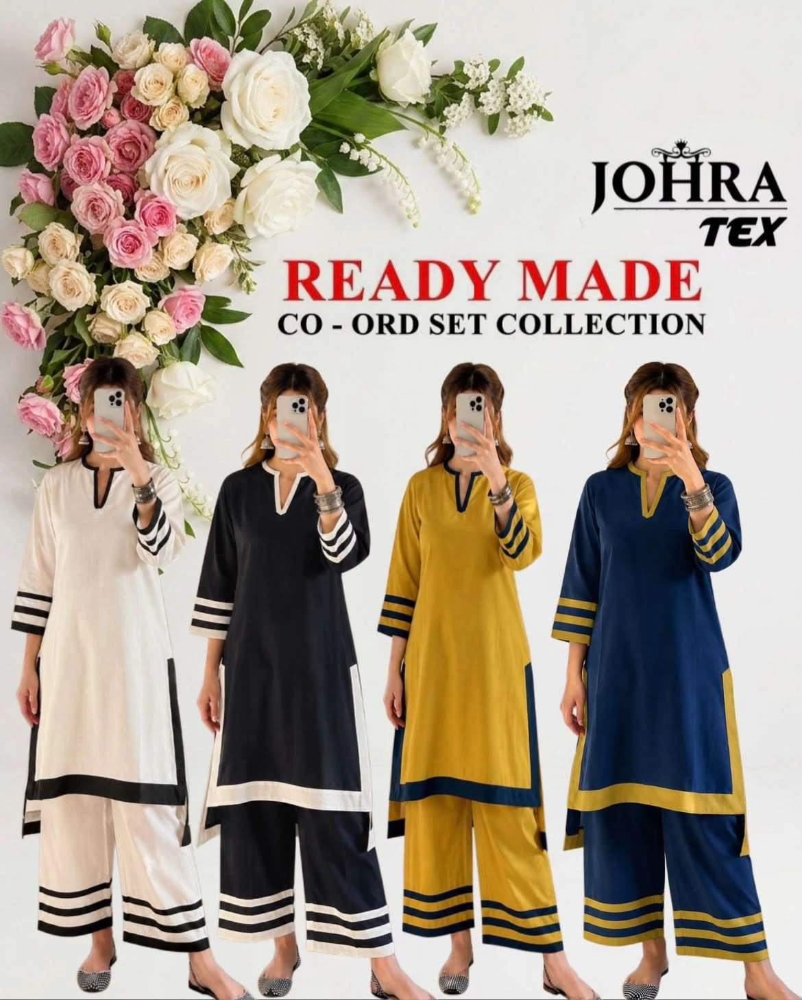 Johra Tex Jt 204 Ready Made Co-ord Set Collection
