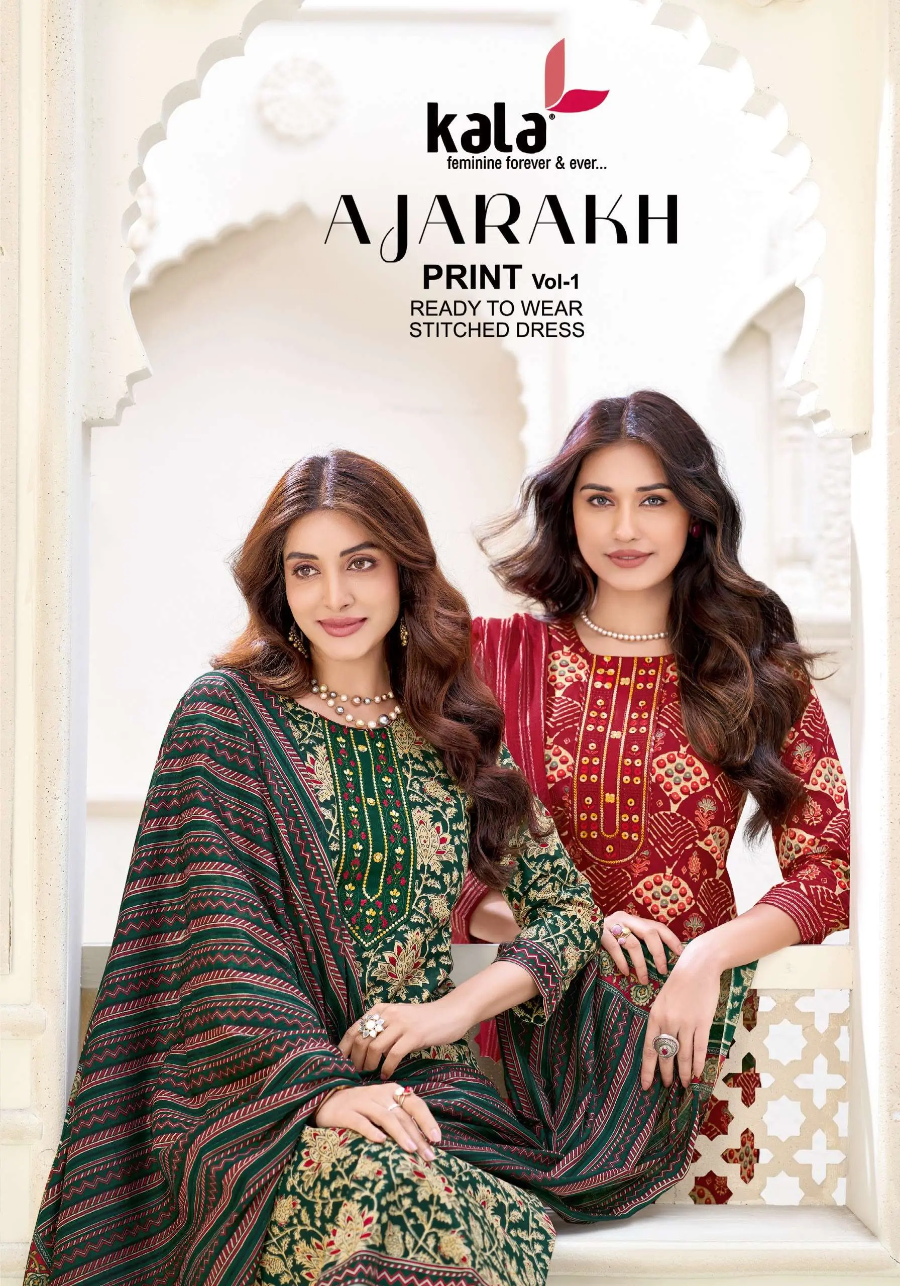 Kala Fashion Ajarakh Print Vol 1 - Readymade Dress