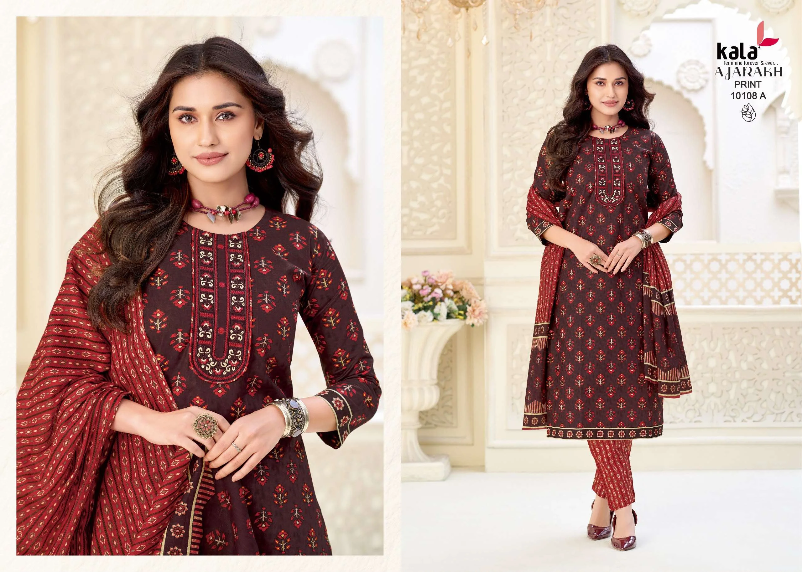 Kala Fashion Ajarakh Print Vol 1 - Readymade Dress