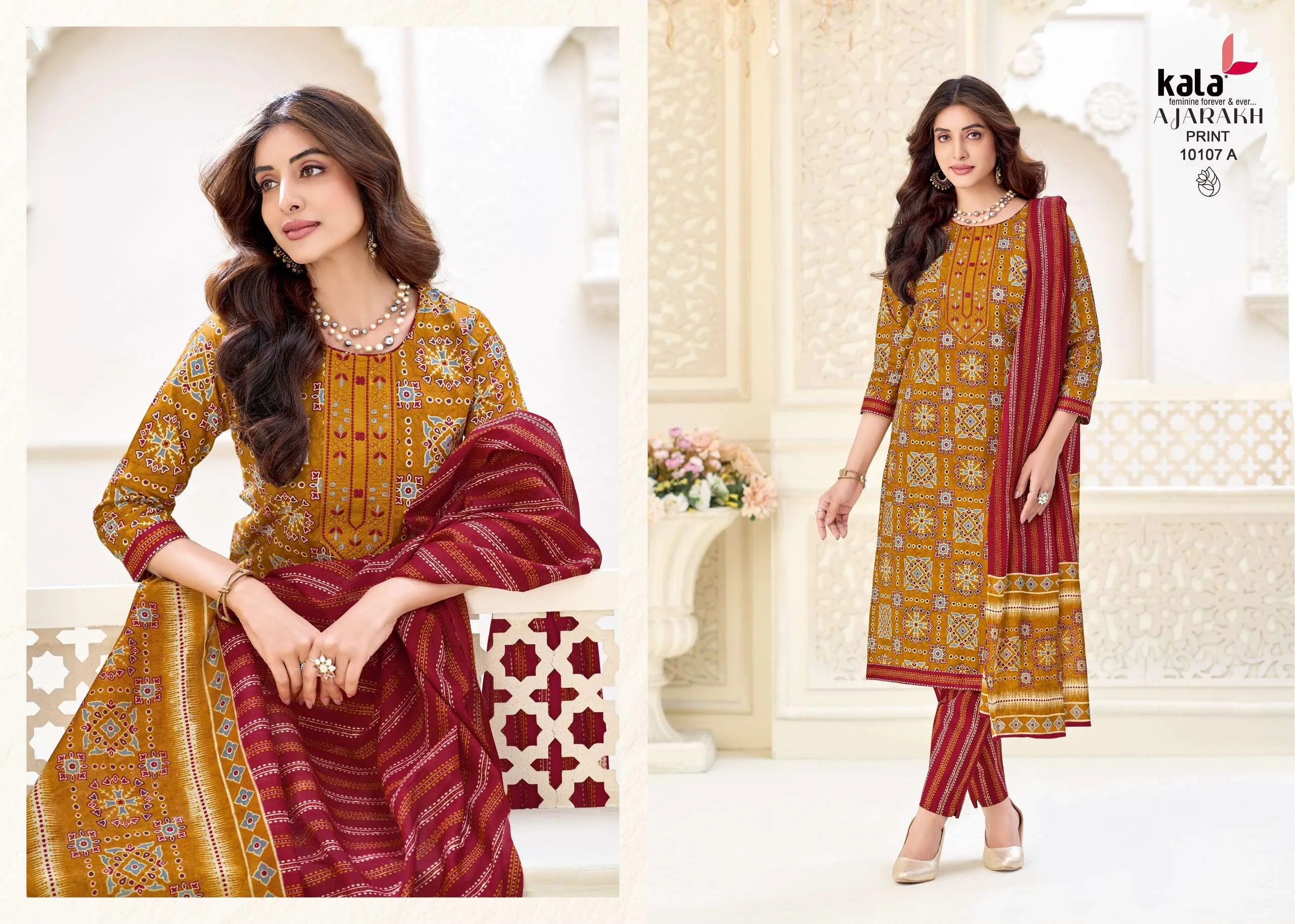 Kala Fashion Ajarakh Print Vol 1 - Readymade Dress