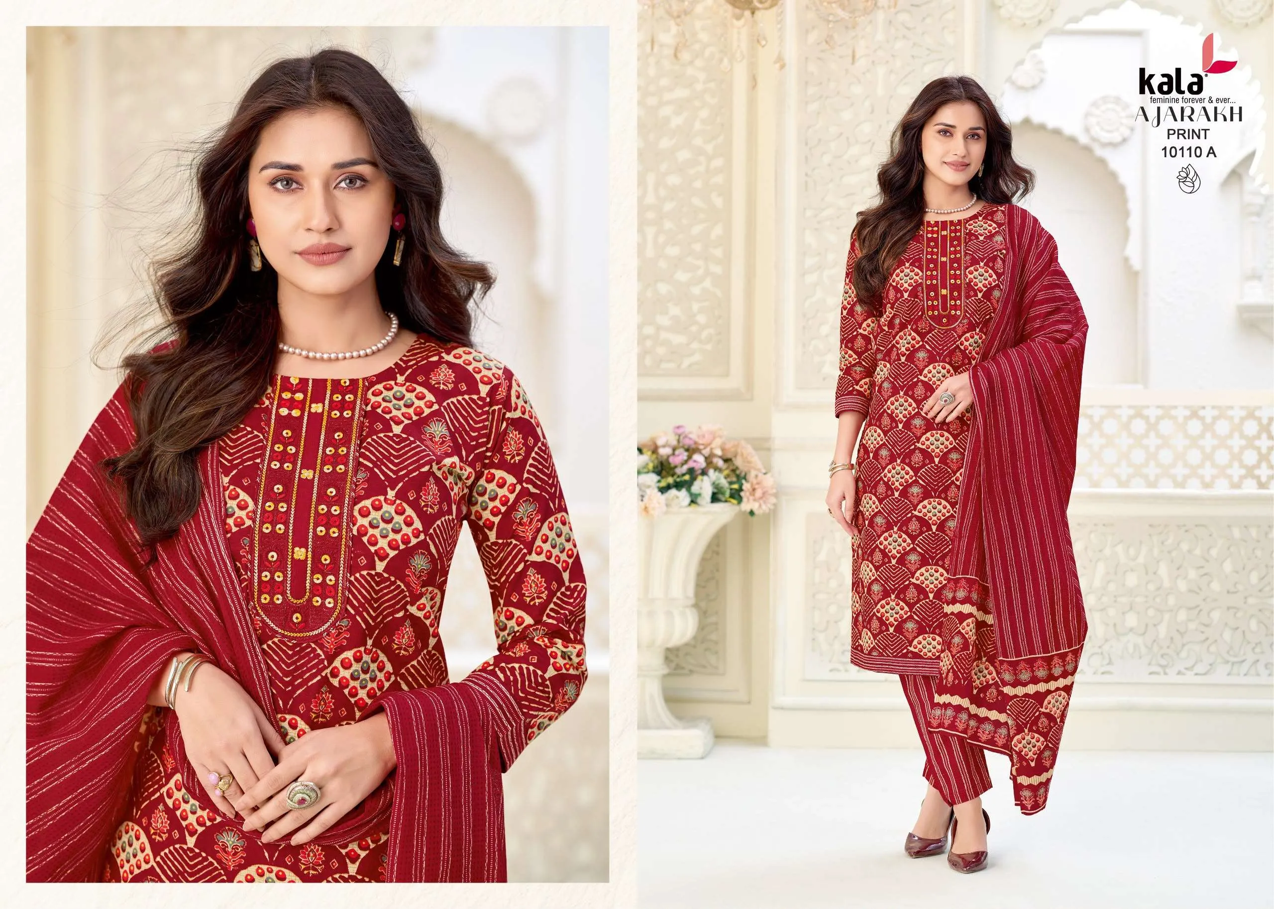 Kala Fashion Ajarakh Print Vol 1 - Readymade Dress