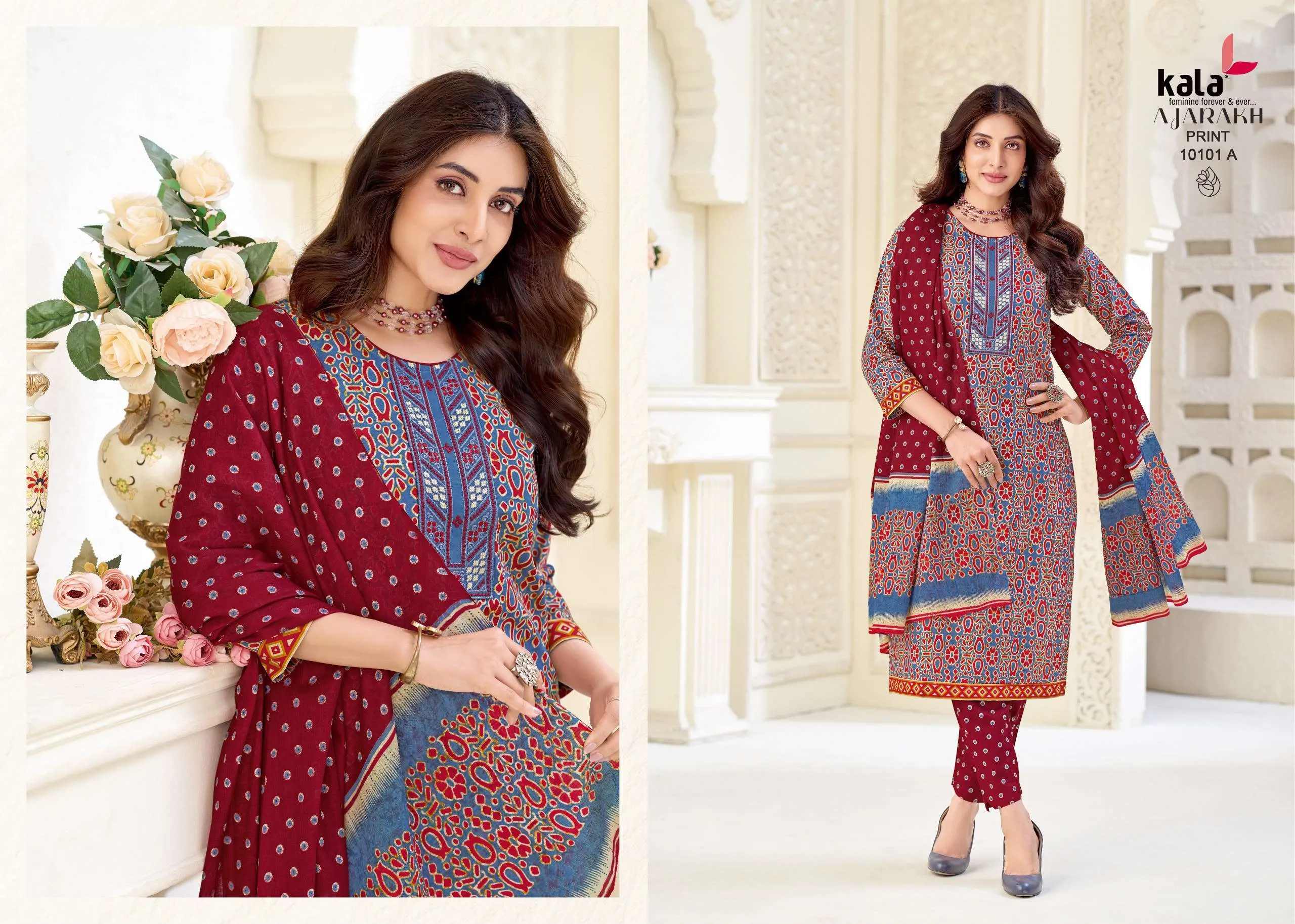 Kala Fashion Ajarakh Print Vol 1 - Readymade Dress