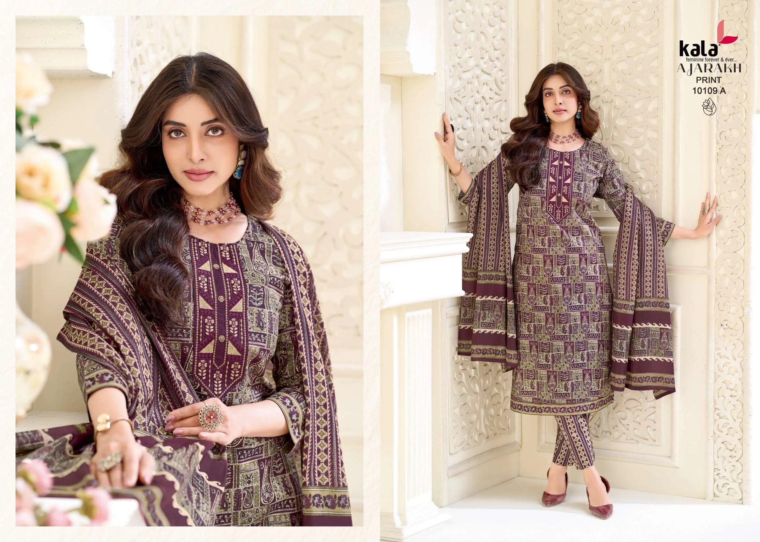 Kala Fashion Ajarakh Print Vol 1 - Readymade Dress