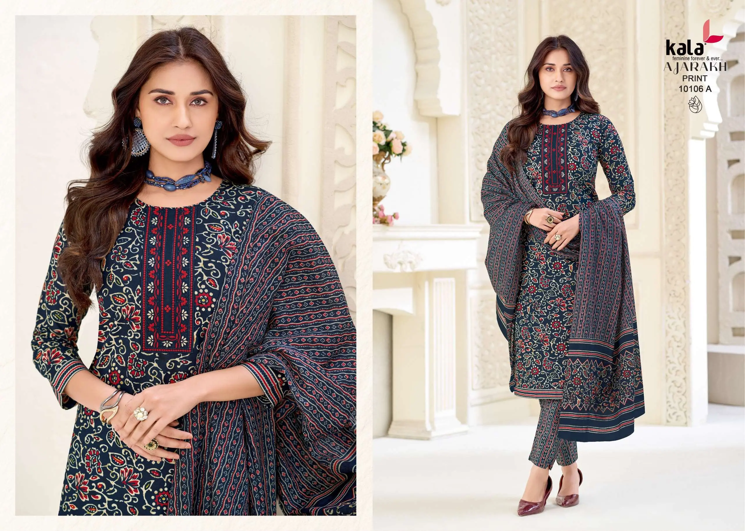 Kala Fashion Ajarakh Print Vol 1 - Readymade Dress