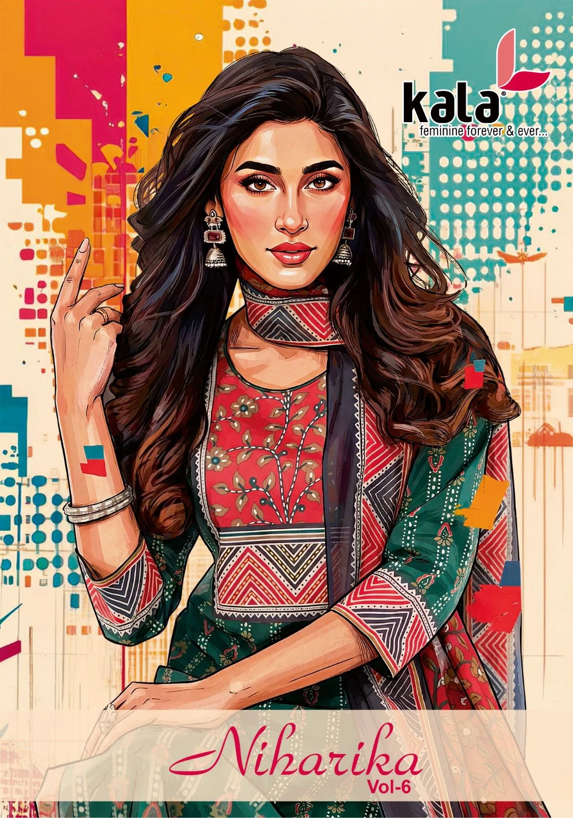 Kala Niharika Vol 6 - Readymade Dress