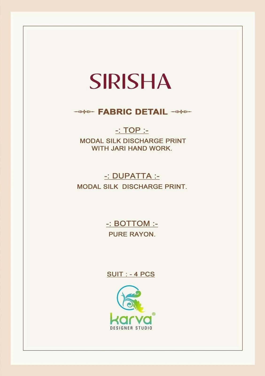 Karva Designer Sirisha