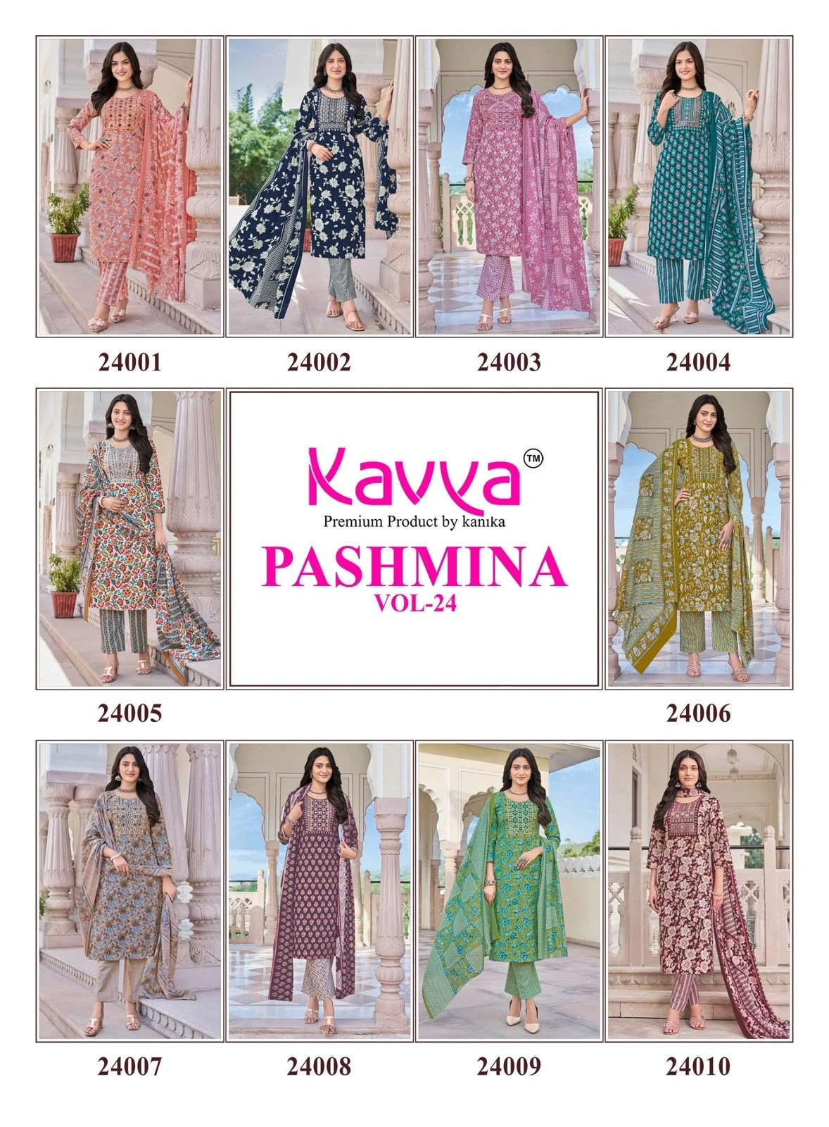 Kavya Pashmina Vol 24 - Readymade Dress