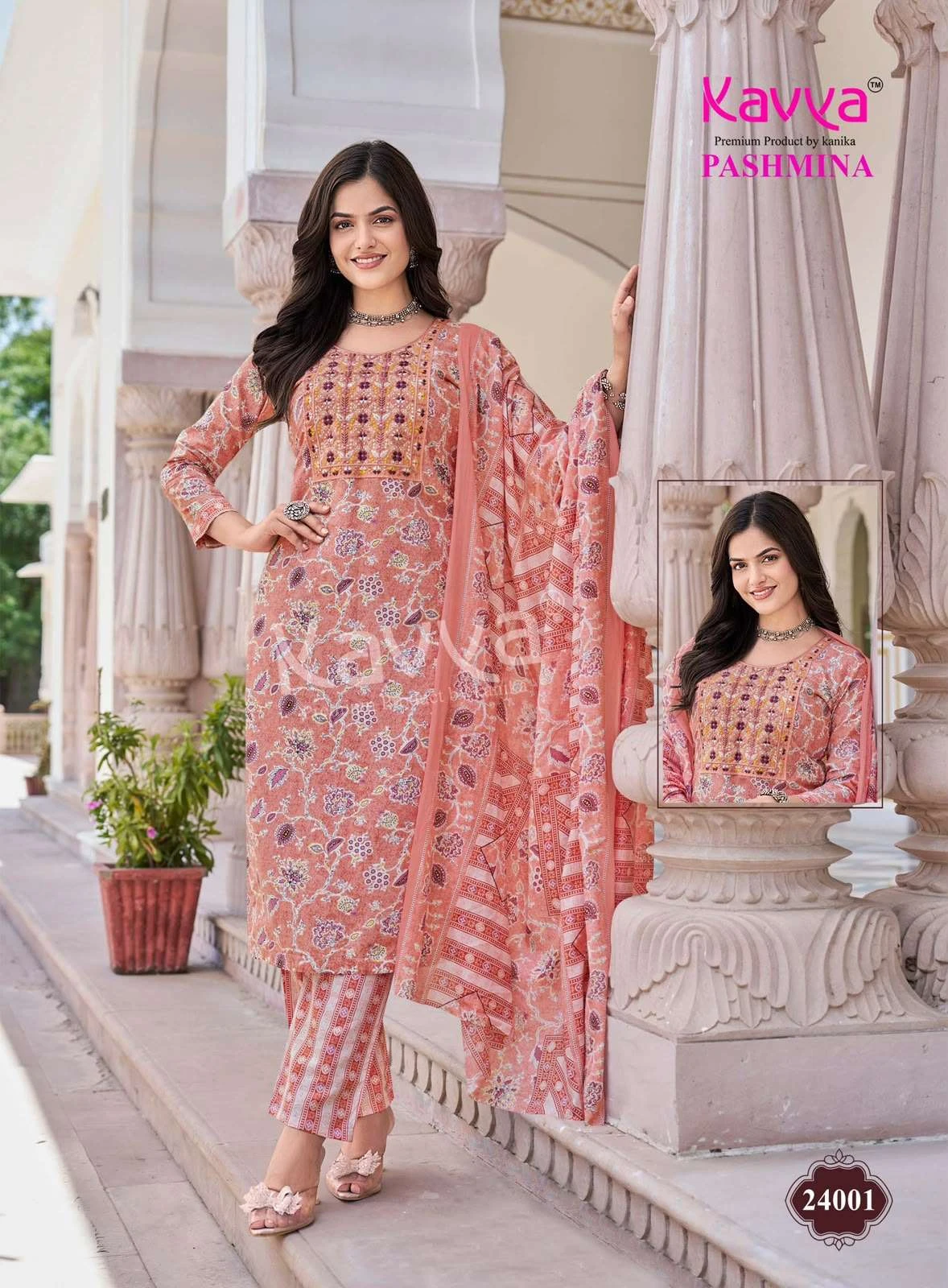 Kavya Pashmina Vol 24 - Readymade Dress