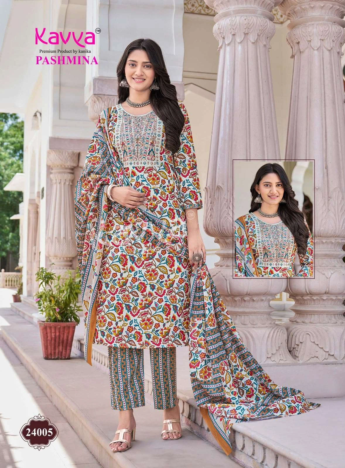 Kavya Pashmina Vol 24 - Readymade Dress