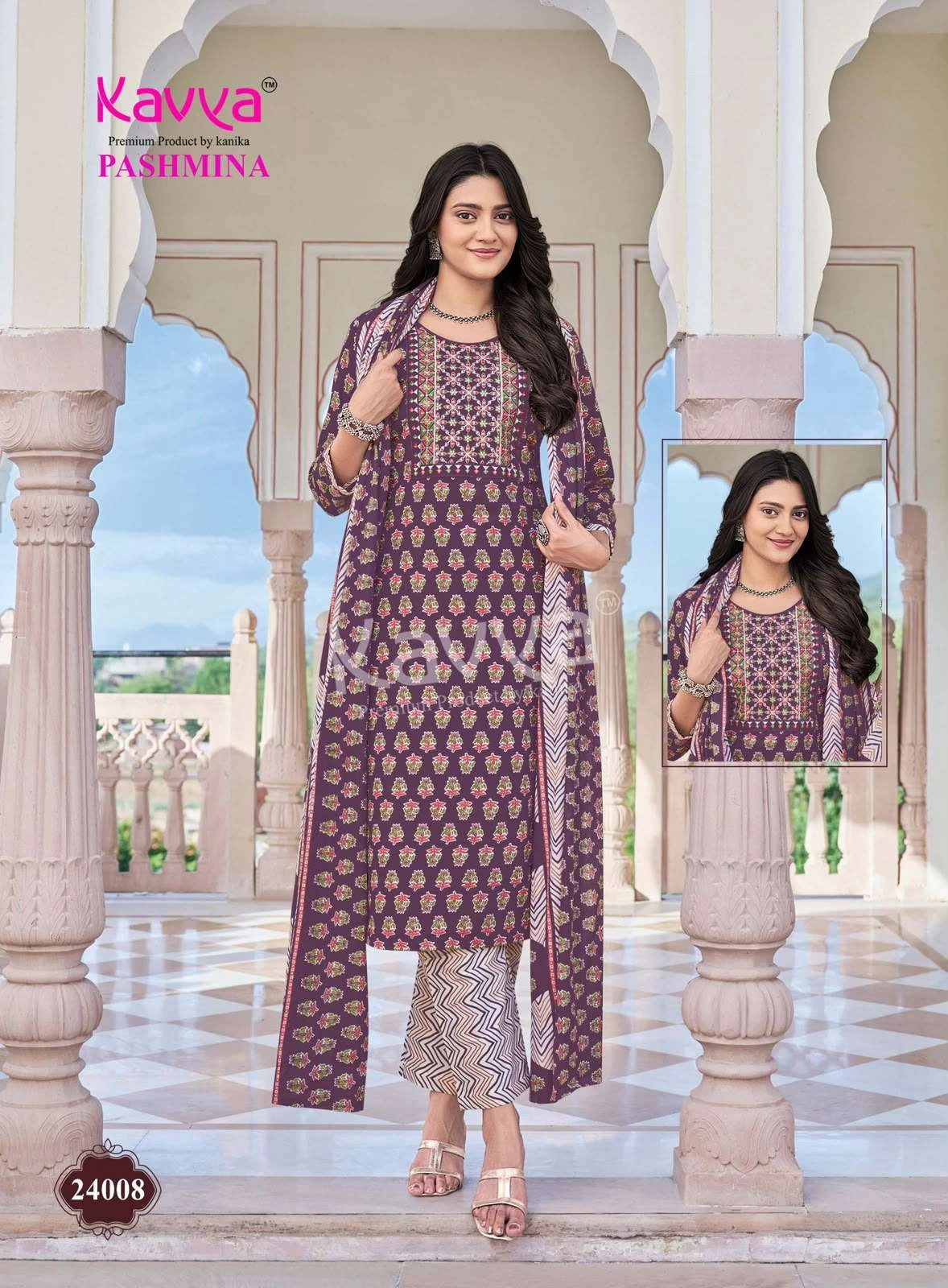 Kavya Pashmina Vol 24 - Readymade Dress