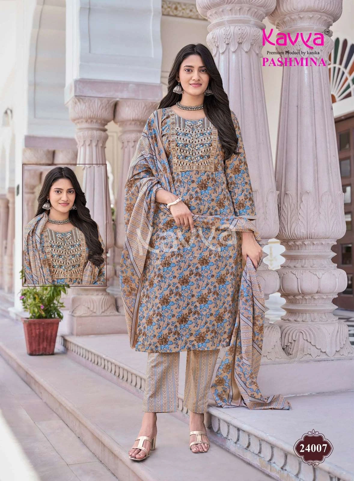Kavya Pashmina Vol 24 - Readymade Dress