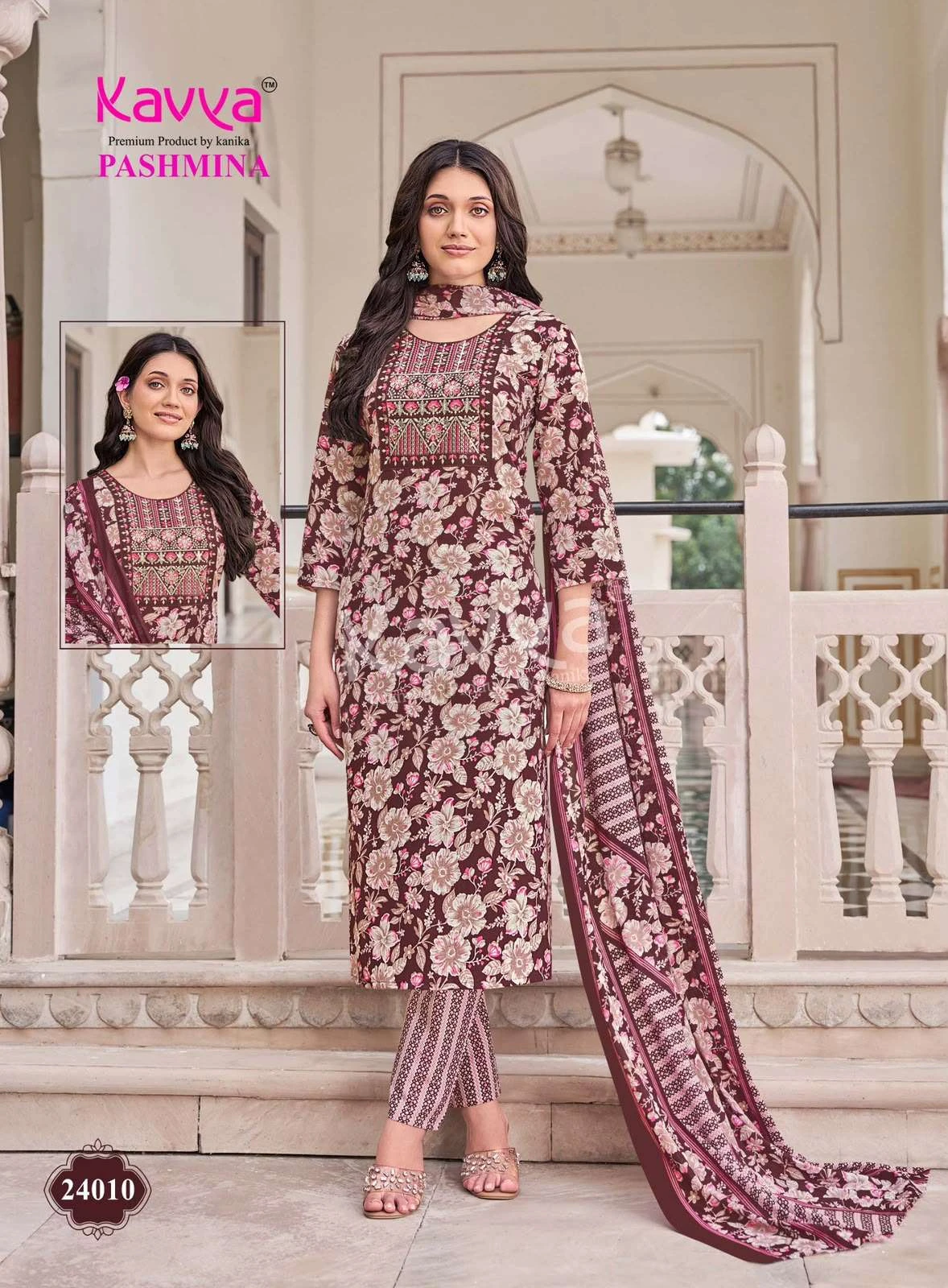 Kavya Pashmina Vol 24 - Readymade Dress
