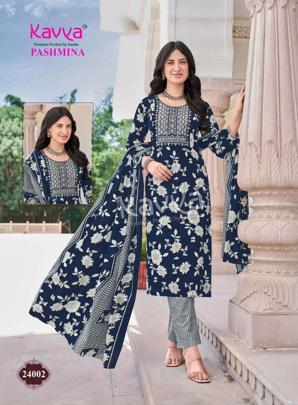 Kavya Pashmina Vol 24 - Readymade Dress