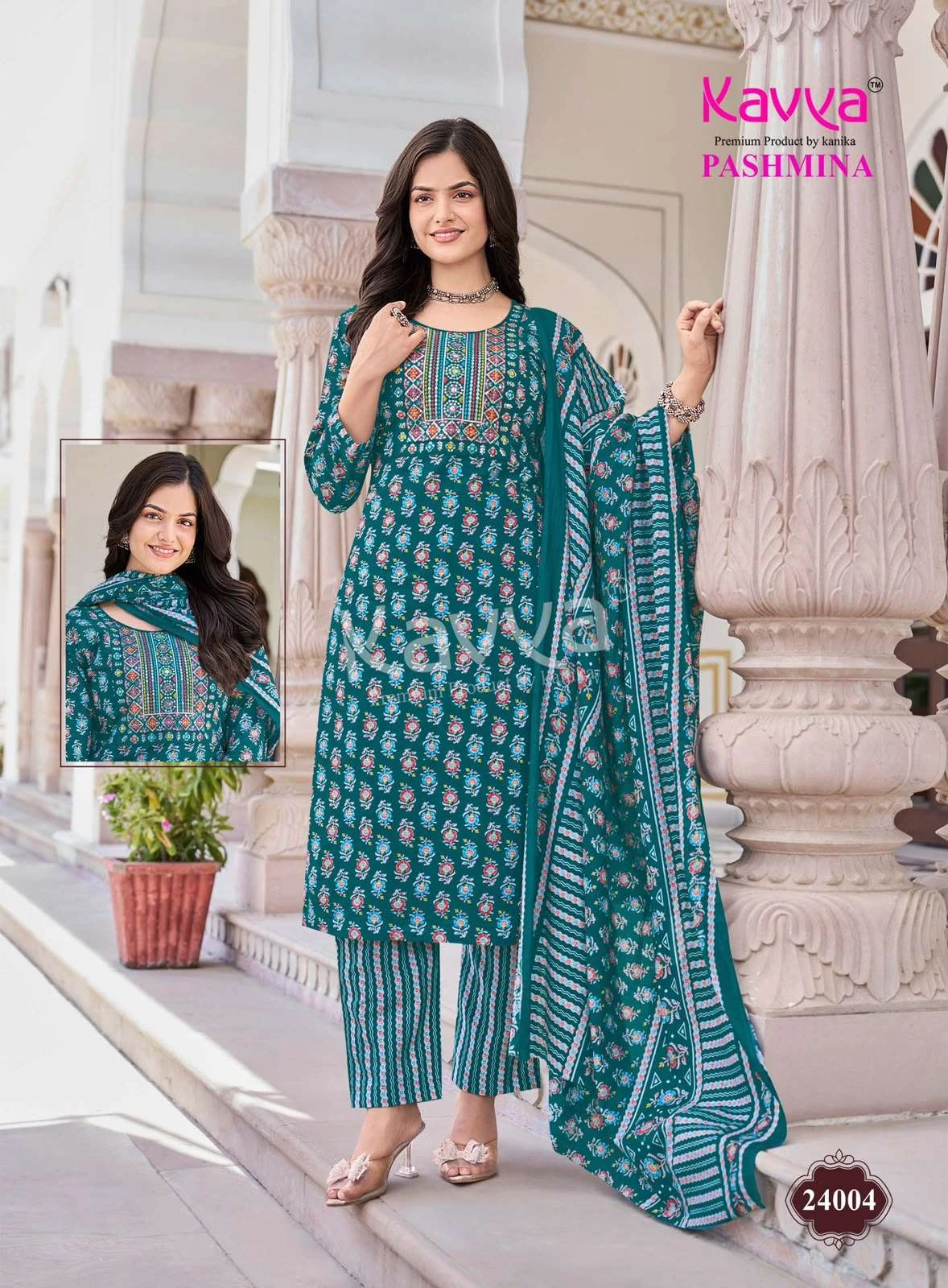 Kavya Pashmina Vol 24 - Readymade Dress
