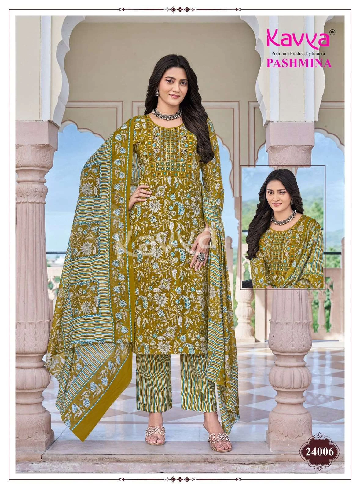 Kavya Pashmina Vol 24 - Readymade Dress