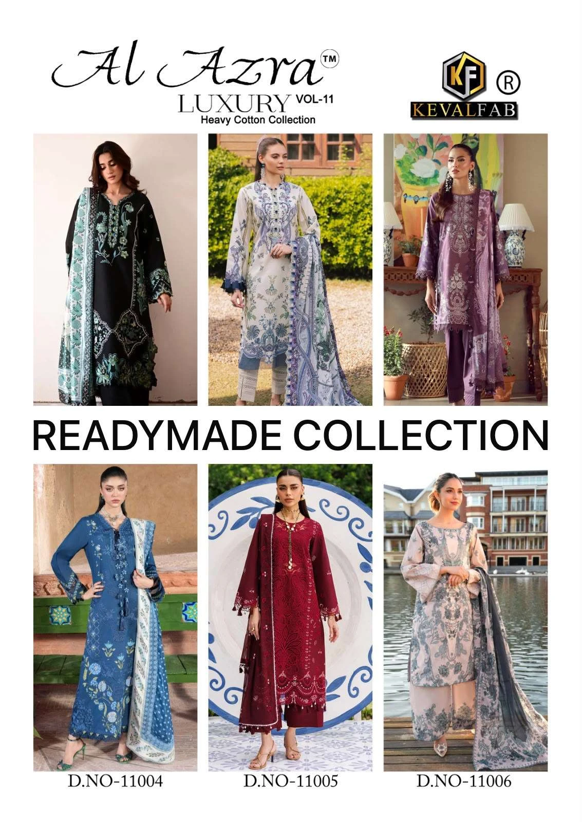 Keval Fab Al Azara Vol 11 Ready Made Collection - Readymade Dress