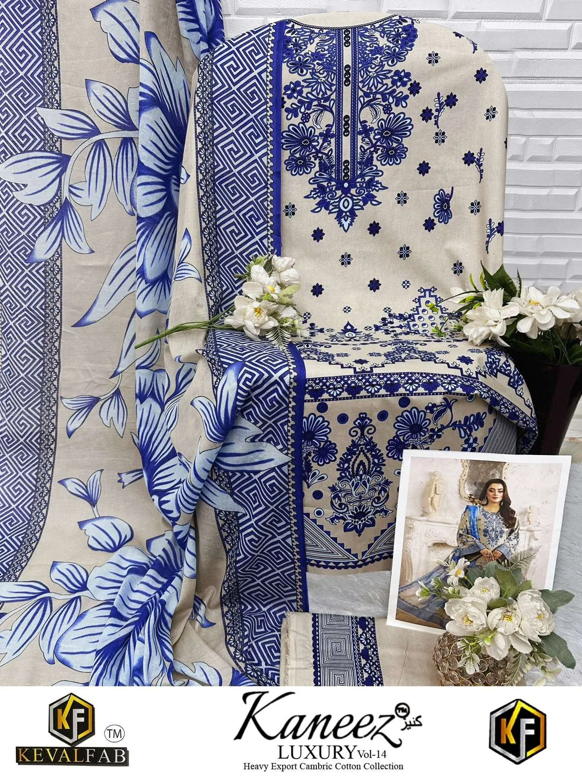 Keval Fab Kaneez Heavy Cotton Luxury Collection Vol14
