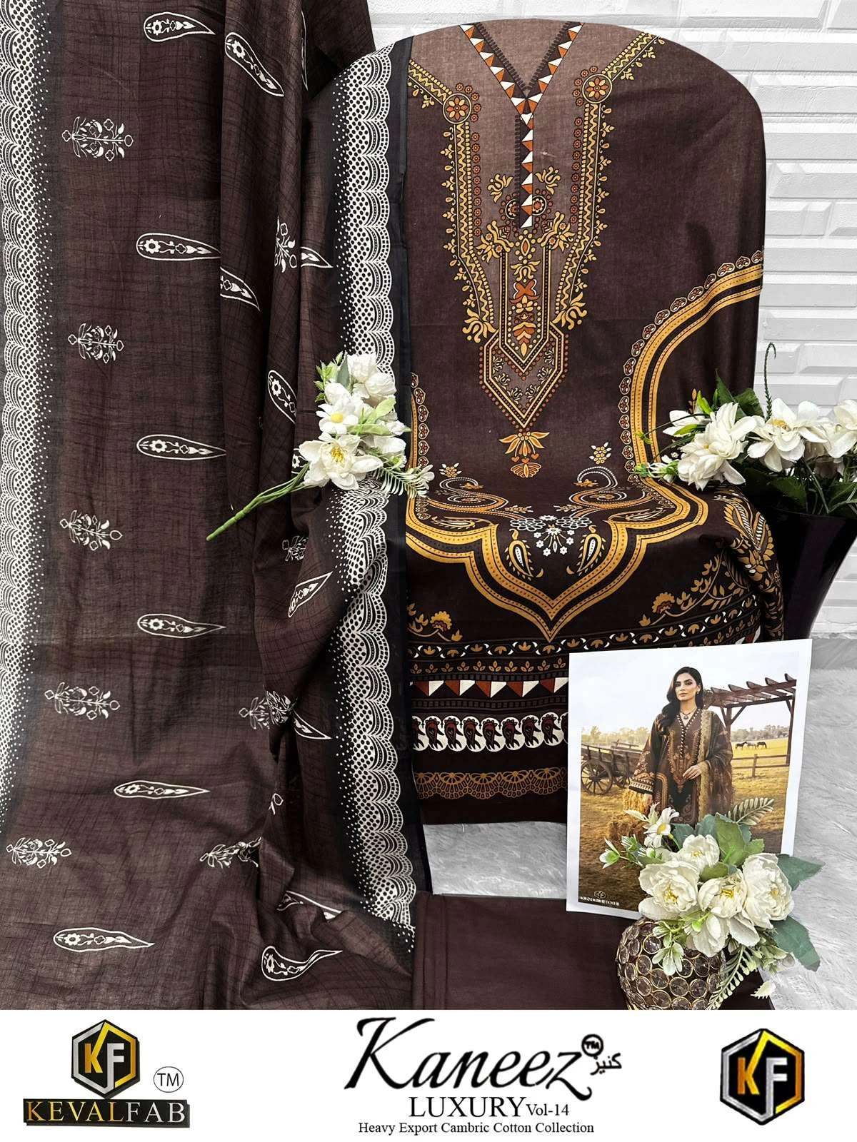 Keval Fab Kaneez Heavy Cotton Luxury Collection Vol14