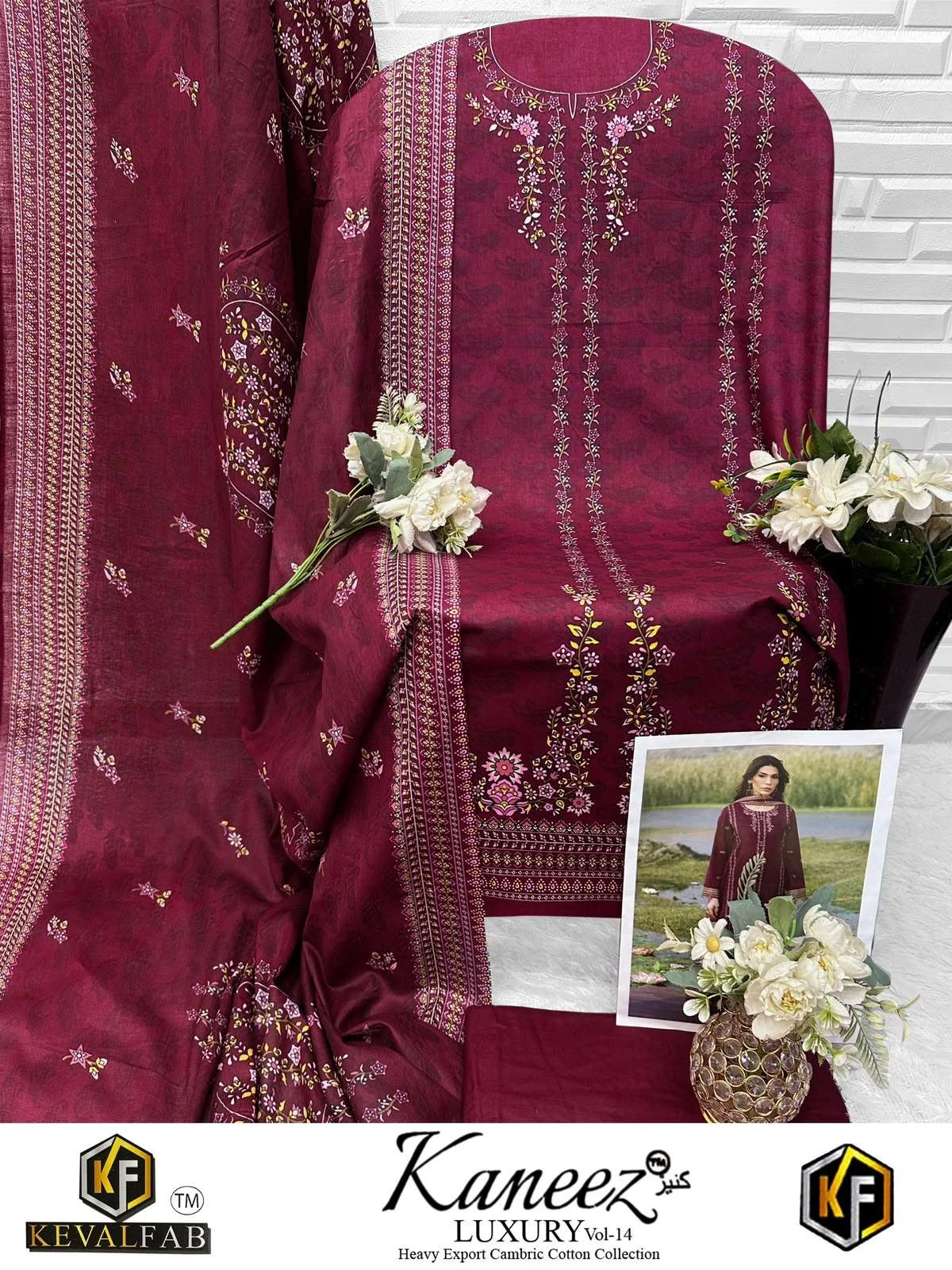 Keval Fab Kaneez Heavy Cotton Luxury Collection Vol14