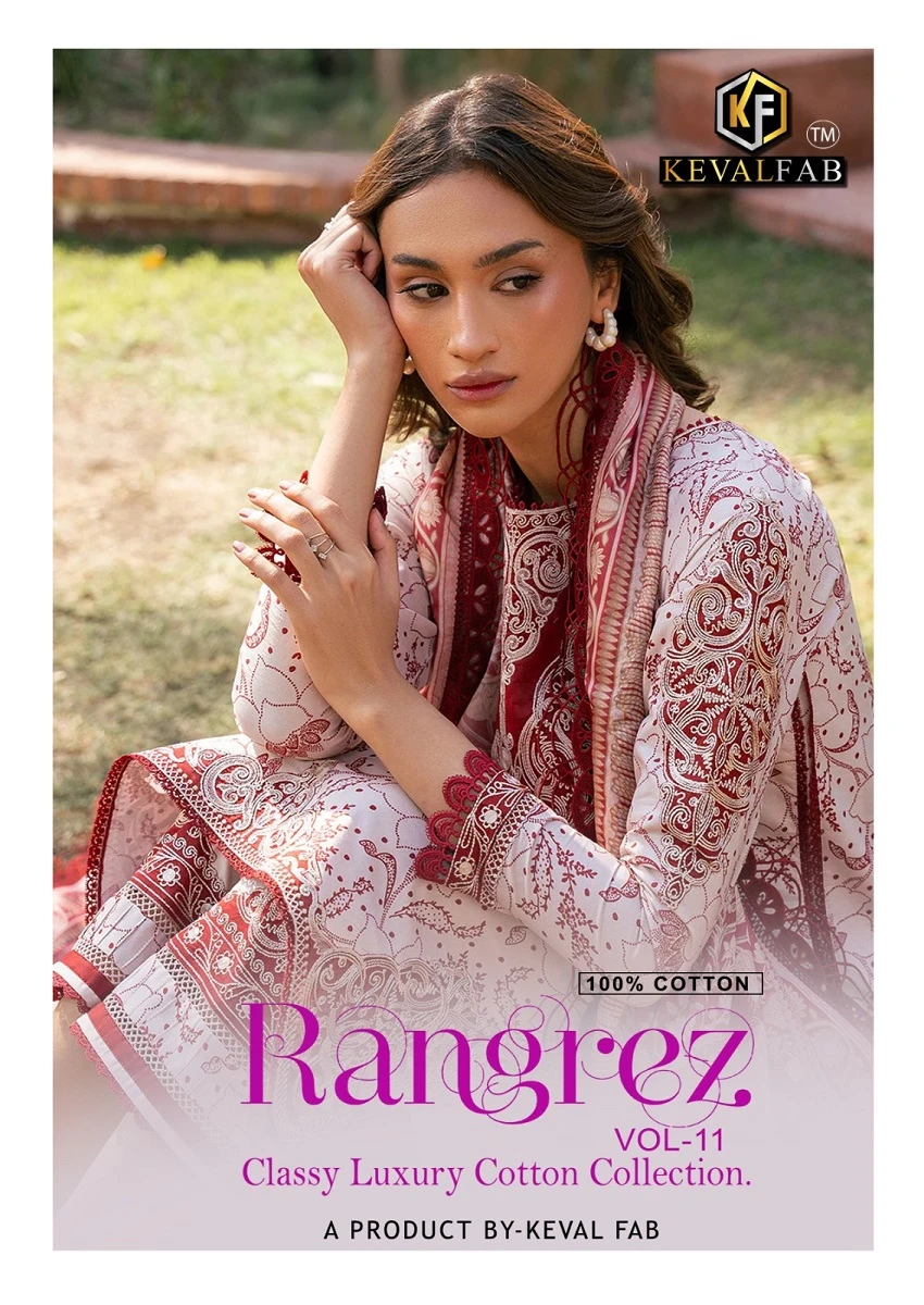 Keval Rangrez Vol 11 Karachi Dress Material