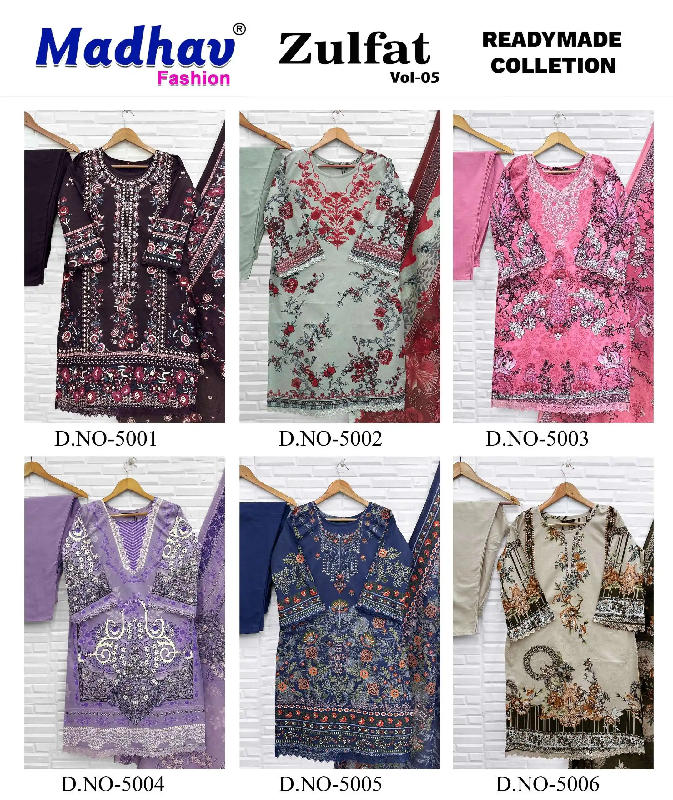 Madhav Zulfat Vol 5 Ready Made Collection - Readymade Dress