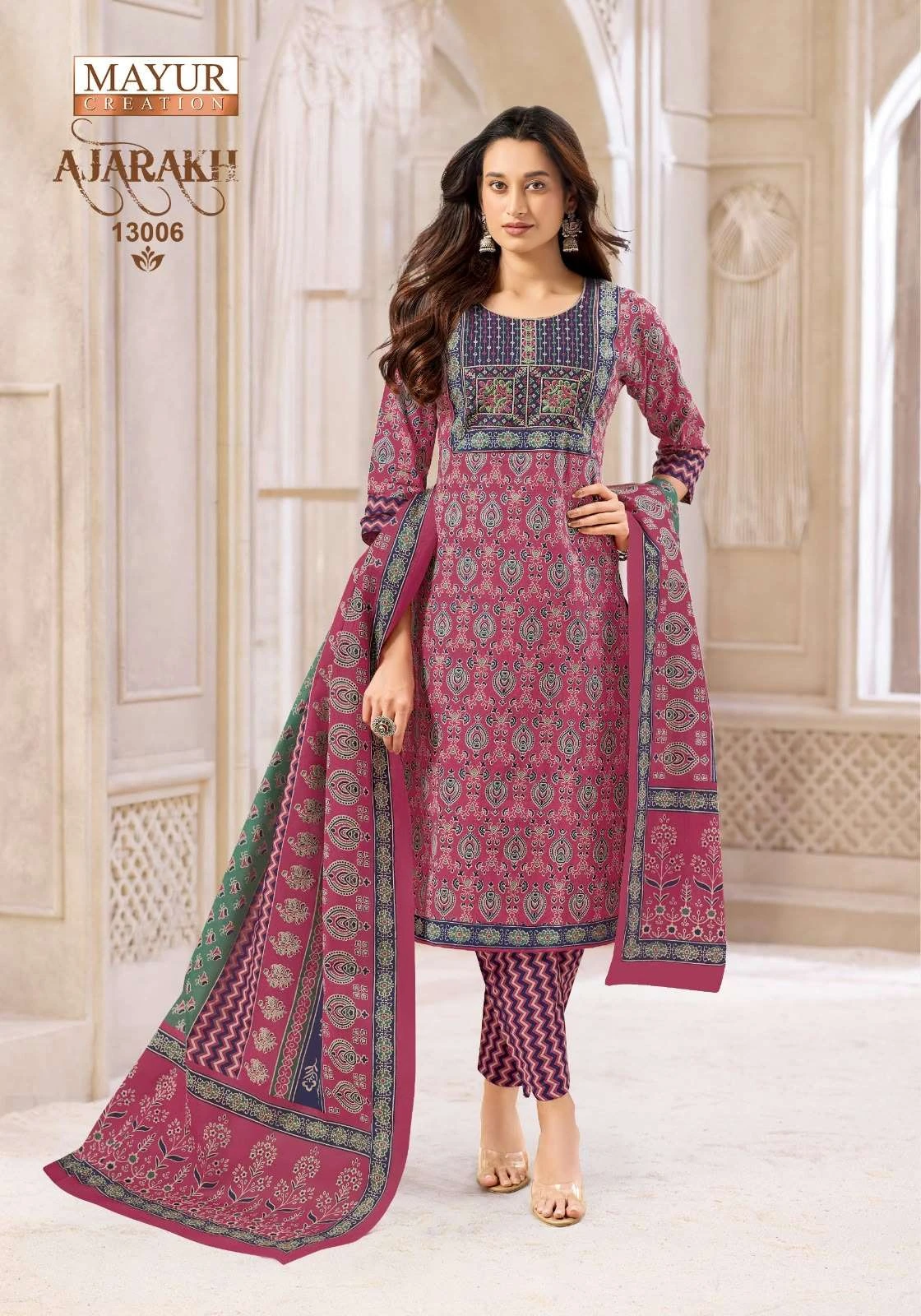 Mayur Creation Ajarakh Vol 13 Ready Made Collection - Readymade Dress