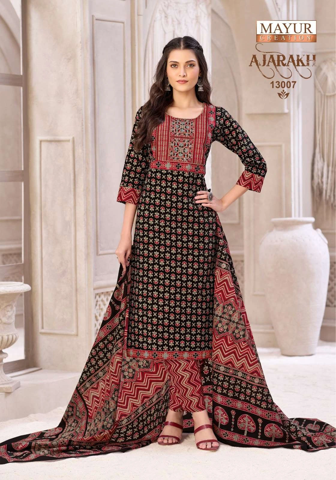 Mayur Creation Ajarakh Vol 13 Ready Made Collection - Readymade Dress