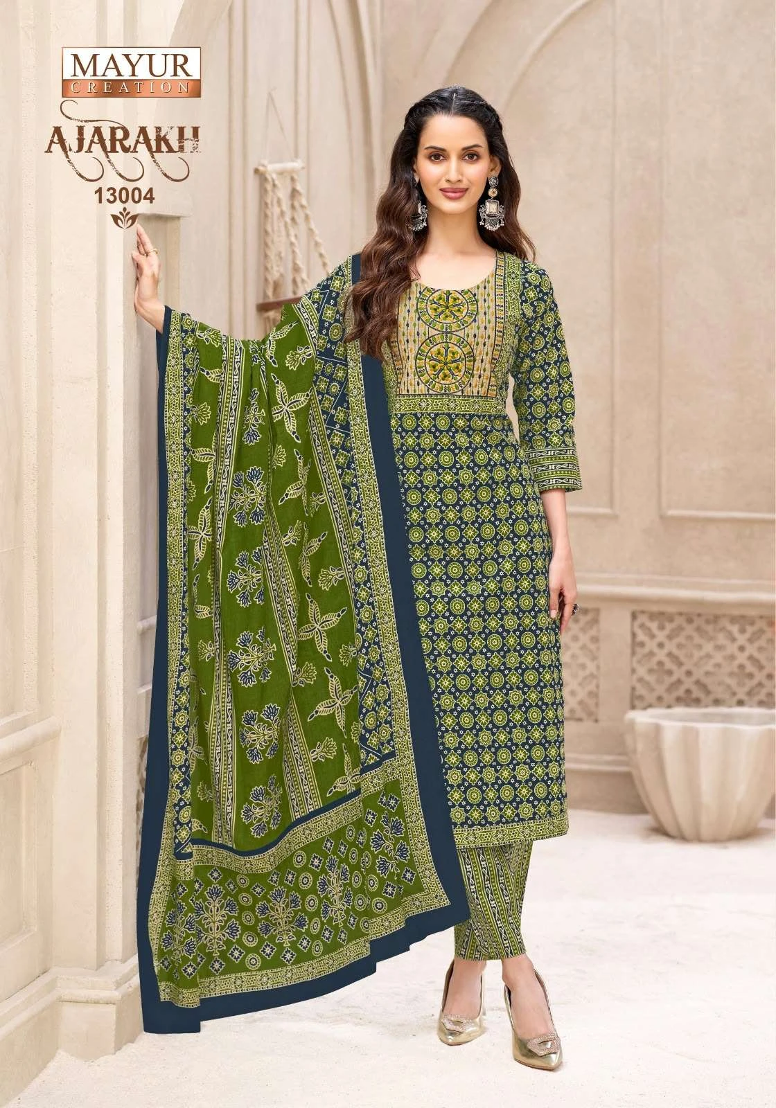 Mayur Creation Ajarakh Vol 13 Ready Made Collection - Readymade Dress