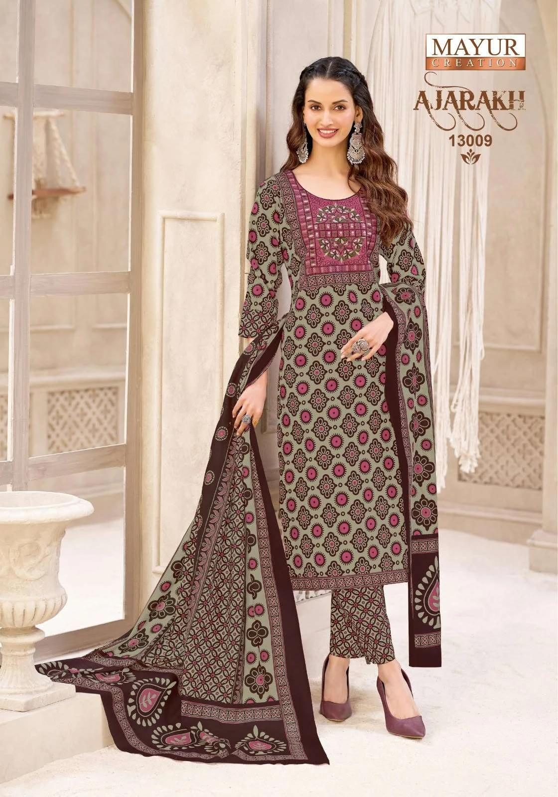 Mayur Creation Ajarakh Vol 13 Ready Made Collection - Readymade Dress