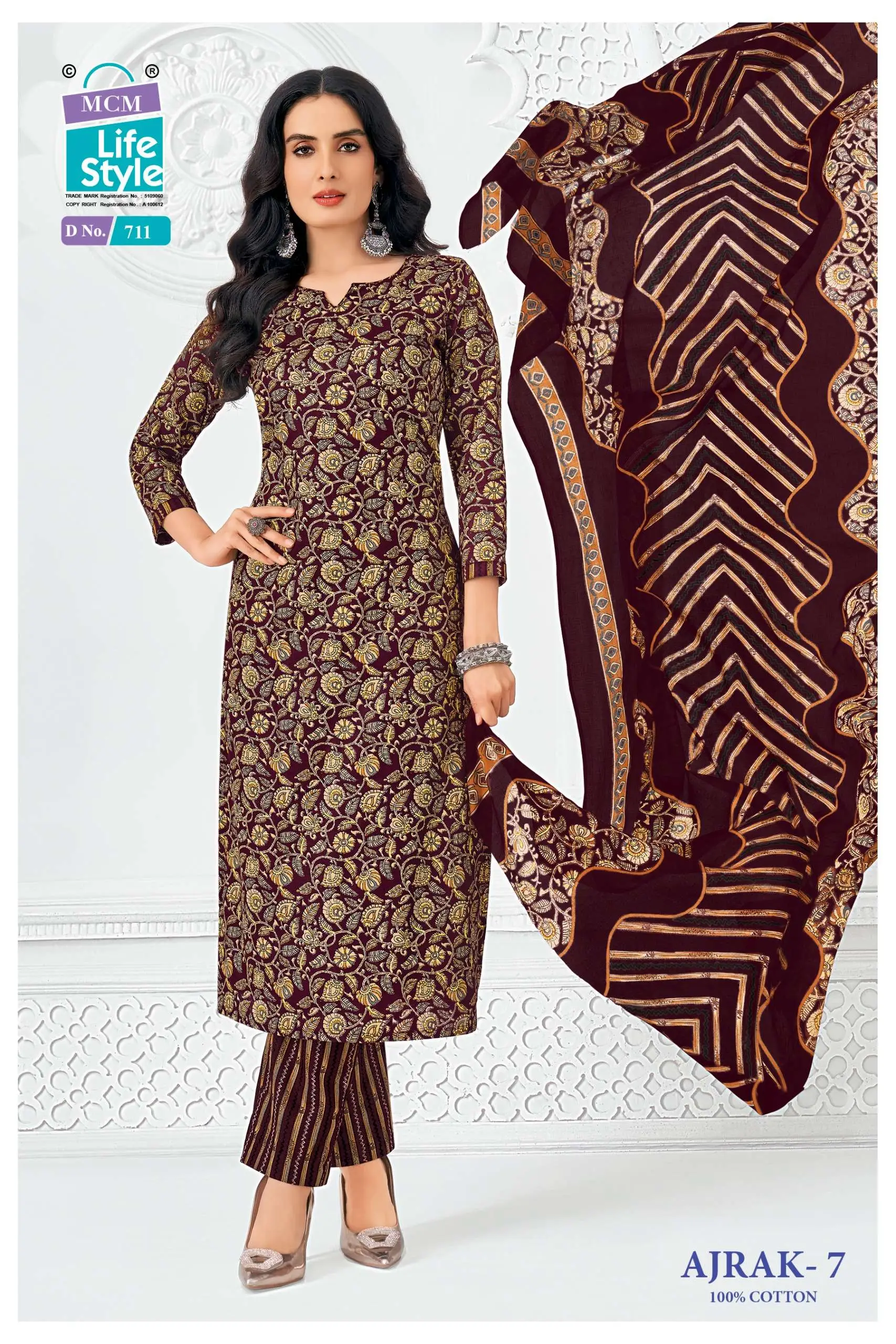 MCM Lifestyle Ajrak Vol 7 - Readymade Dress