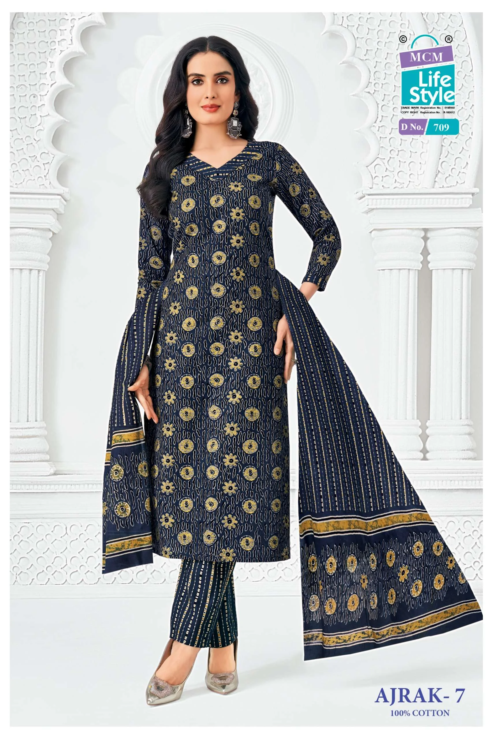 MCM Lifestyle Ajrak Vol 7 - Readymade Dress