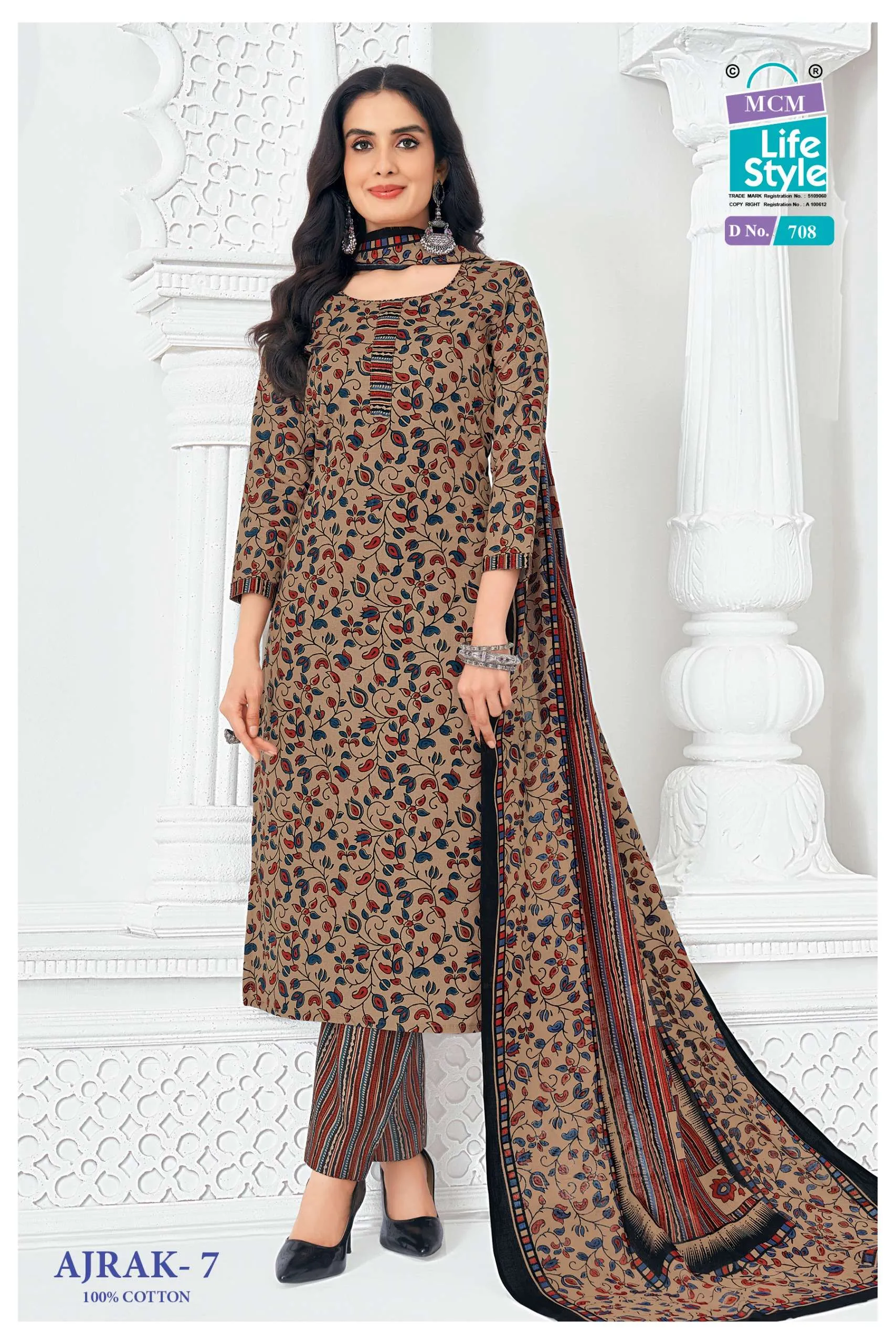 MCM Lifestyle Ajrak Vol 7 - Readymade Dress