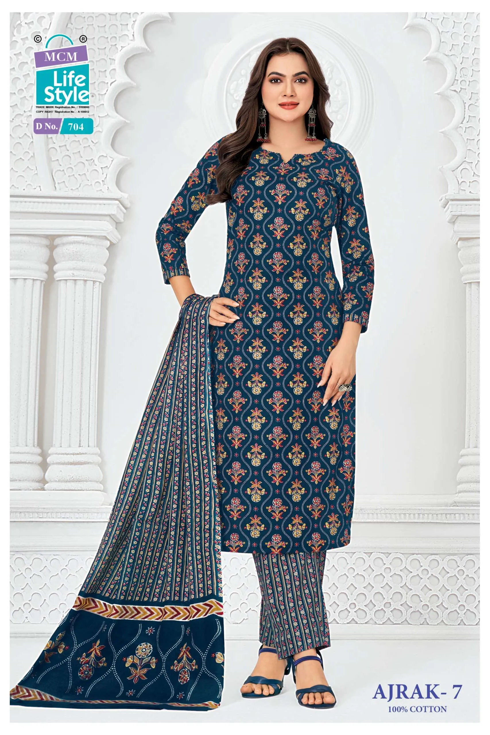 MCM Lifestyle Ajrak Vol 7 - Readymade Dress