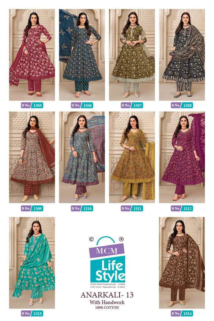 MCM Lifestyle Anarkali Vol 13 - Readymade Dress