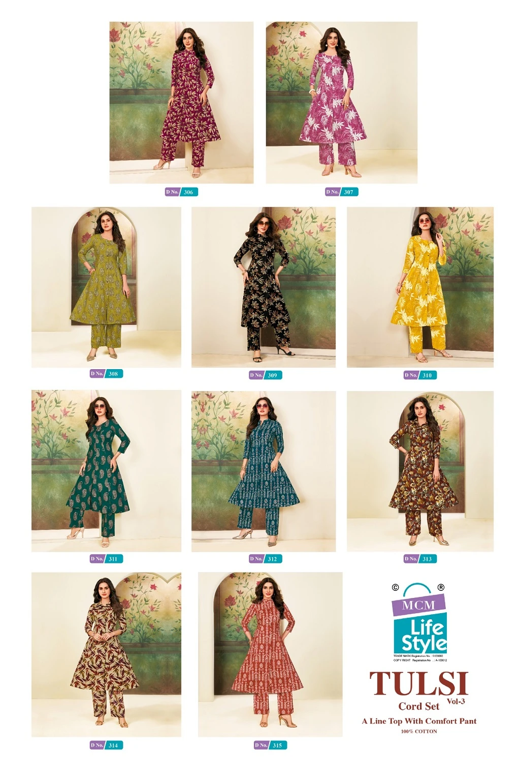 MCM Tulsi Vol 3 - Readymade Dress