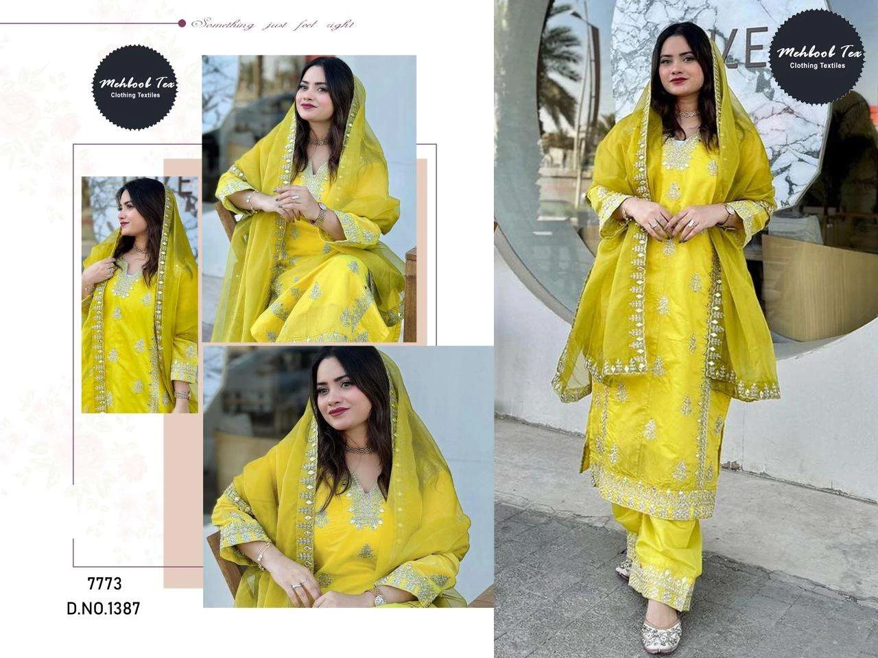 Mehboob Tex D No 1387 - Readymade Dress