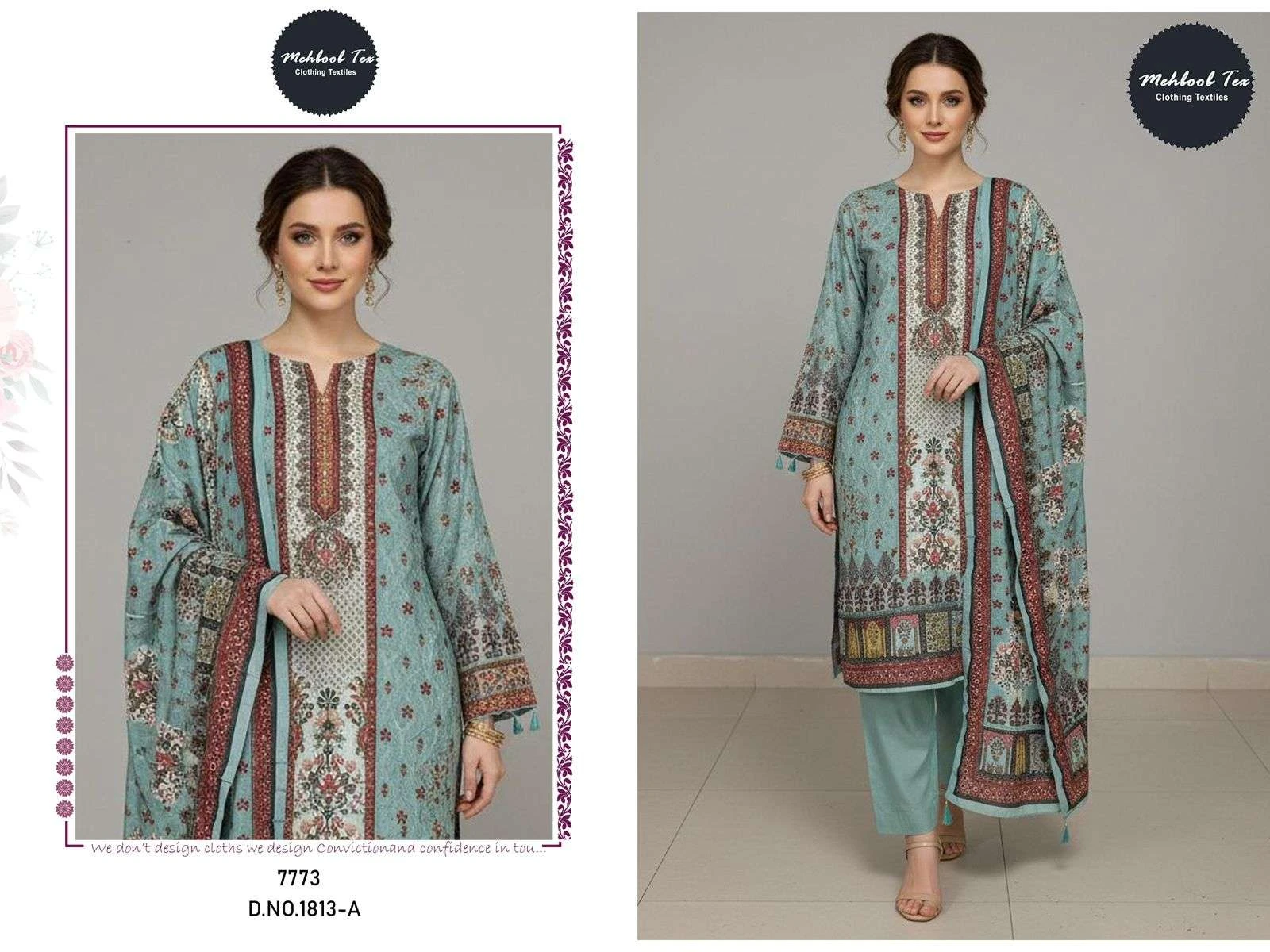 Mehboob Tex Design No - 1812 Ab - 1813 Ab