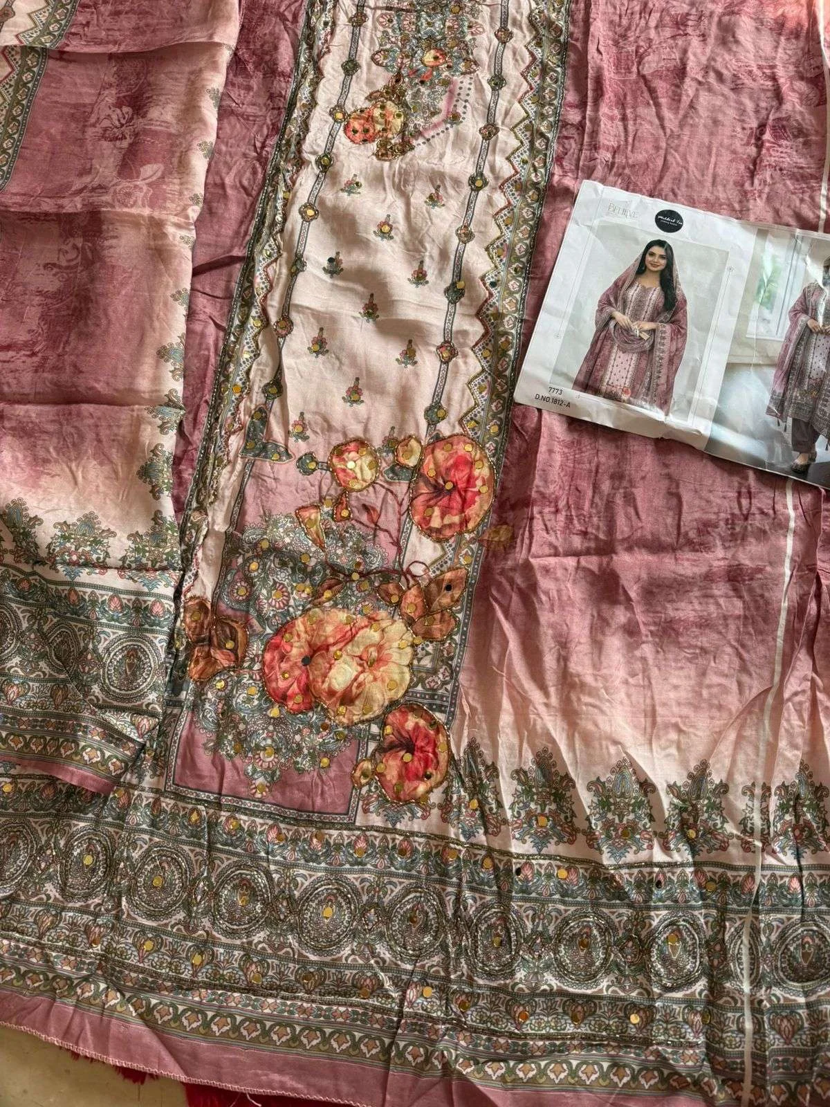 Mehboob Tex Design No - 1812 Ab - 1813 Ab