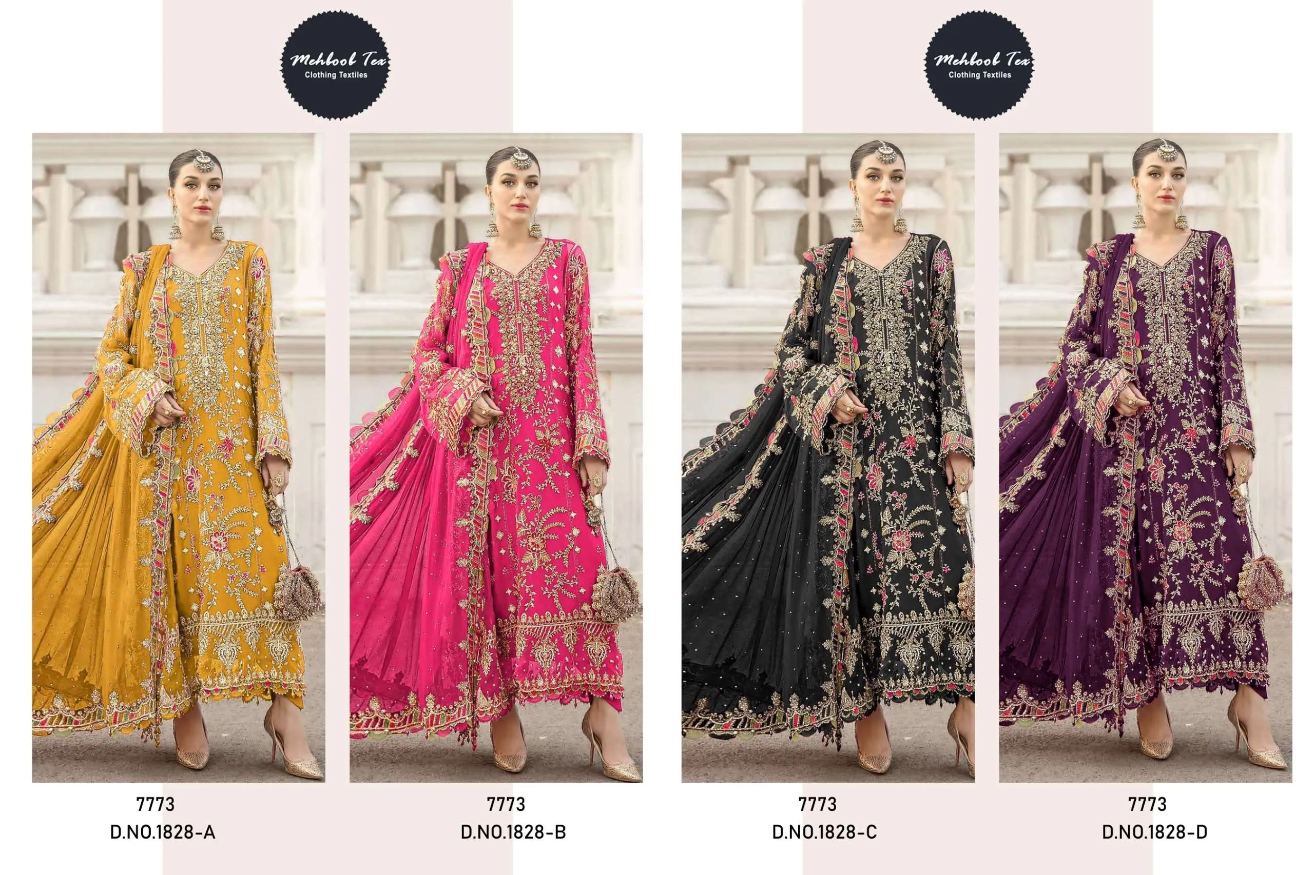 Mehboob Tex Design No - 1828