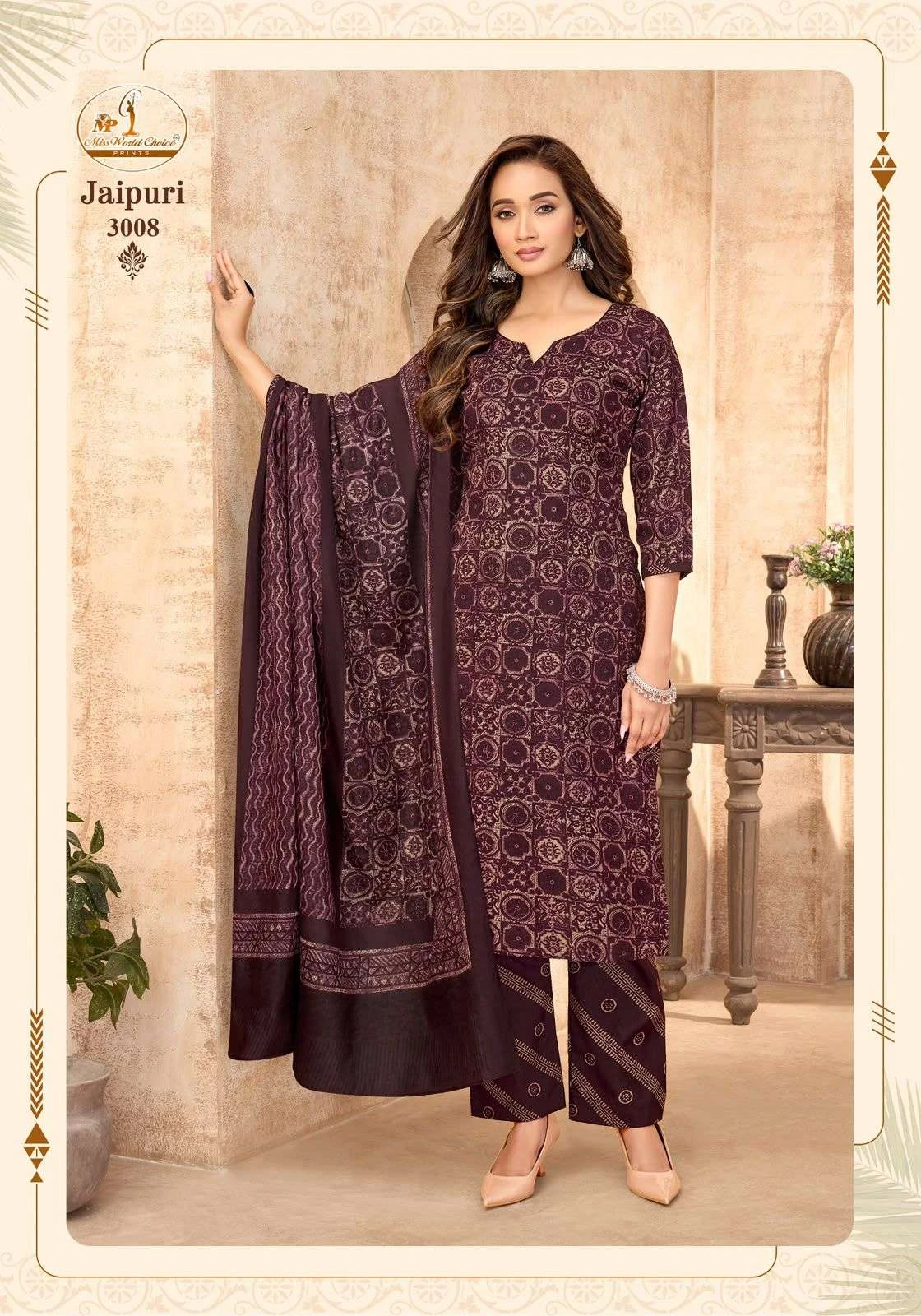 Miss World Jaipuri Vol 3 Ready Made Collection - Readymade Dress