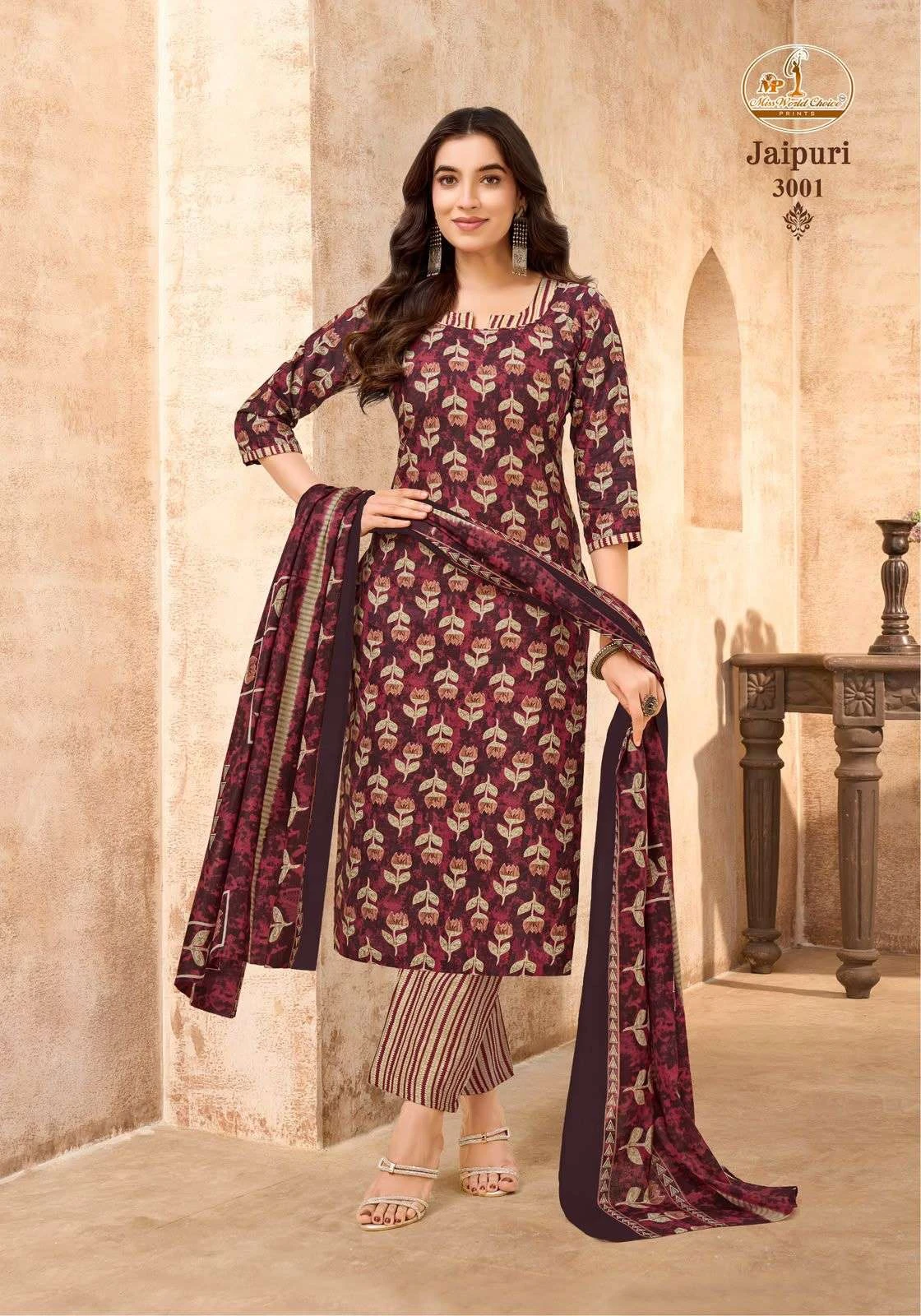 Miss World Jaipuri Vol 3 Ready Made Collection - Readymade Dress