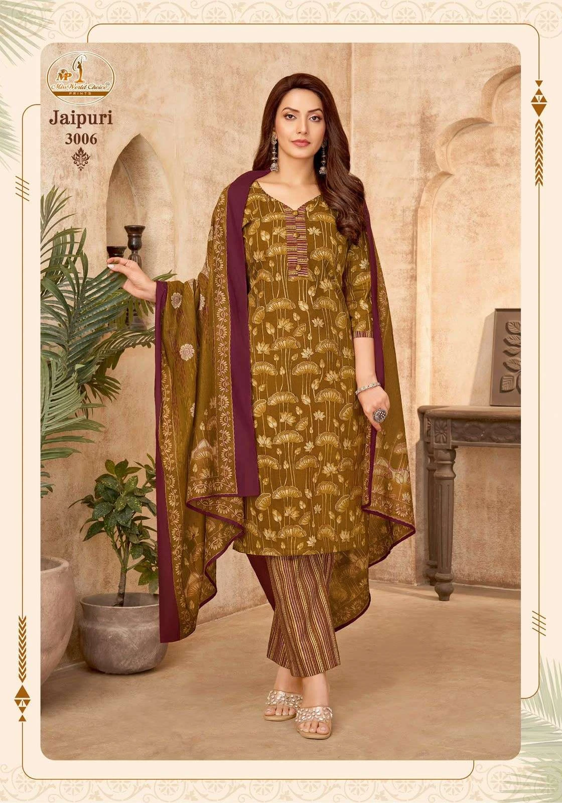 Miss World Jaipuri Vol 3 Ready Made Collection - Readymade Dress
