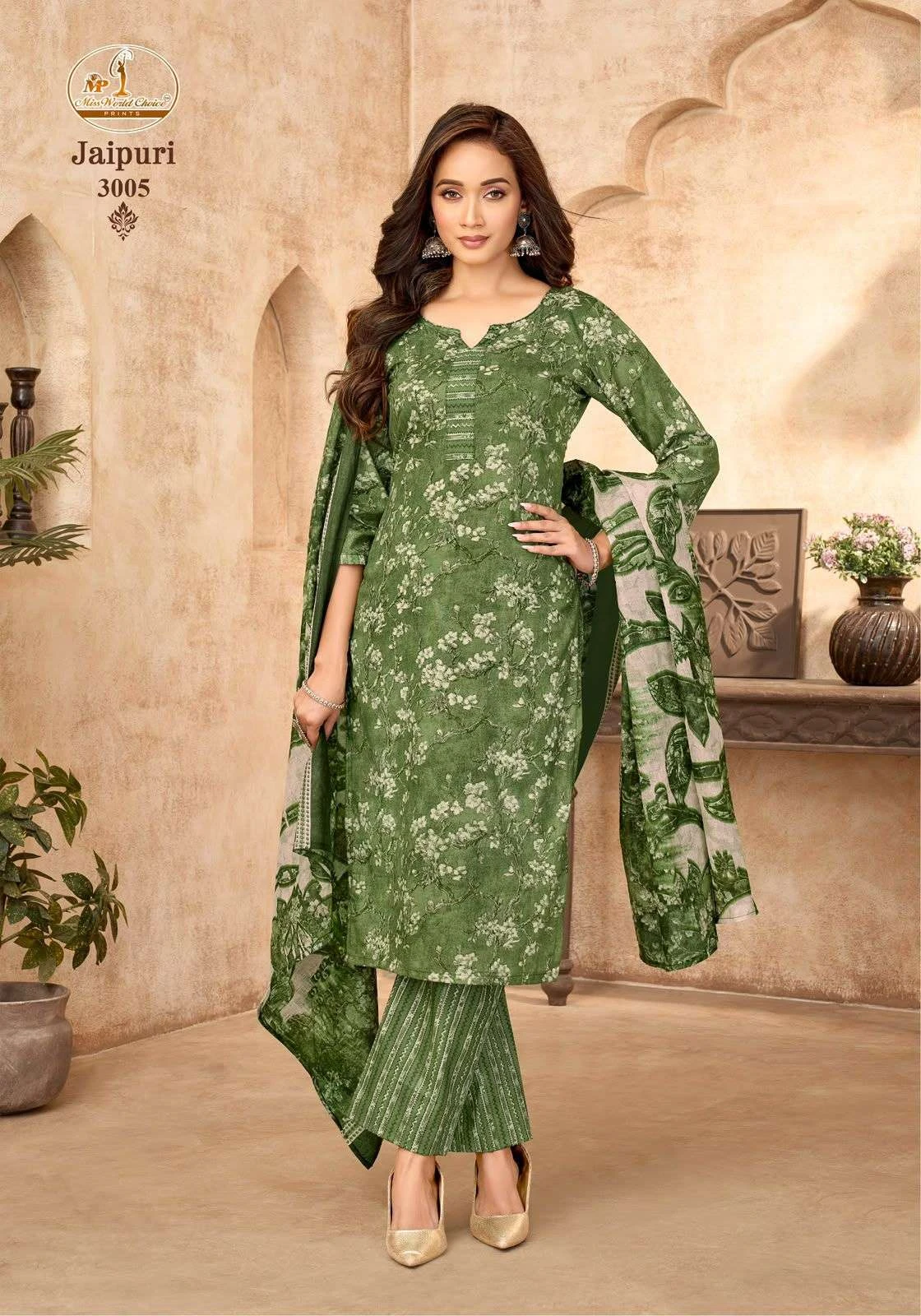 Miss World Jaipuri Vol 3 Ready Made Collection - Readymade Dress