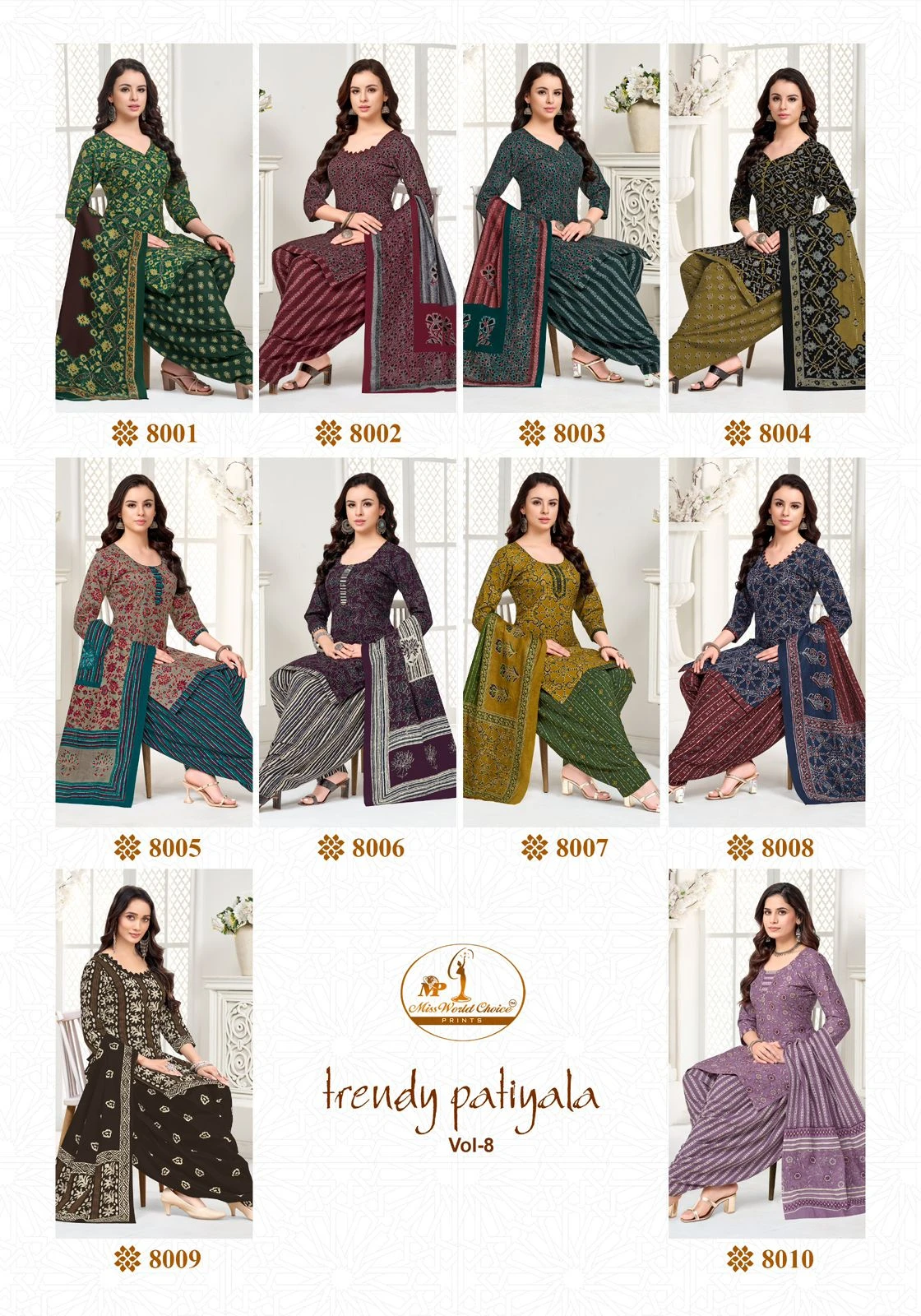 Miss World Trendy Patiyala Vol 8 - Readymade Dress