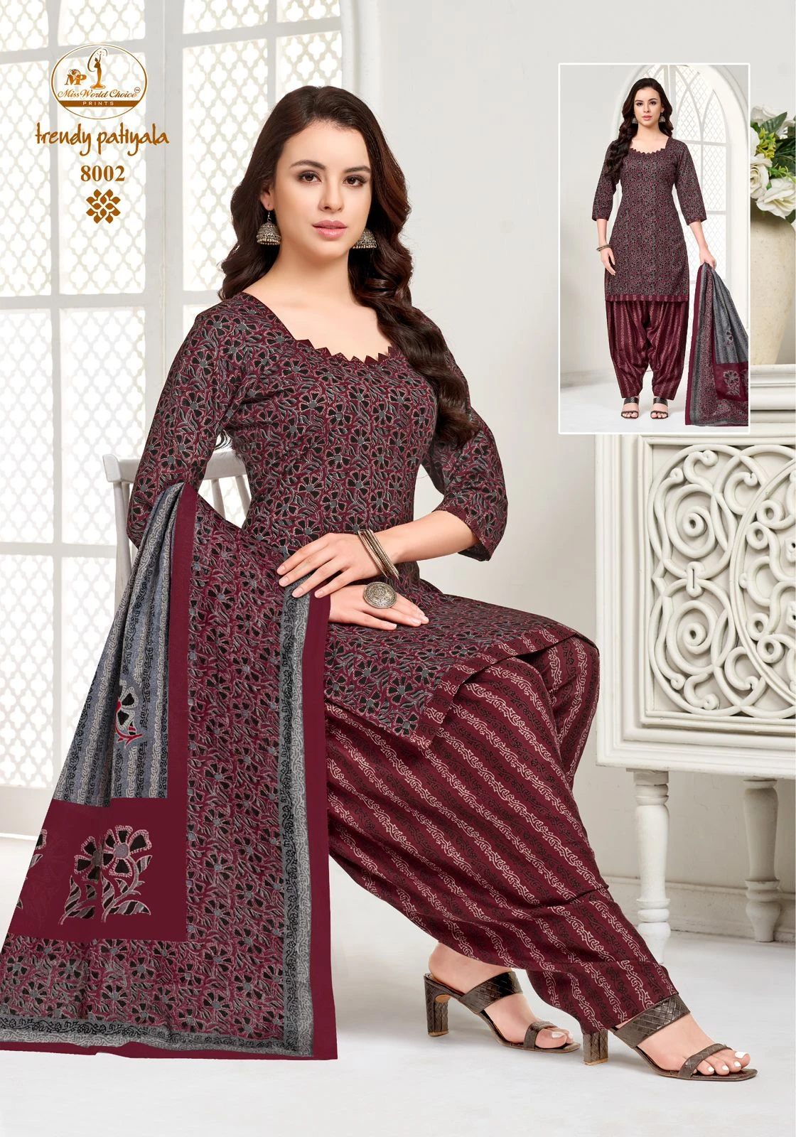 Miss World Trendy Patiyala Vol 8 - Readymade Dress