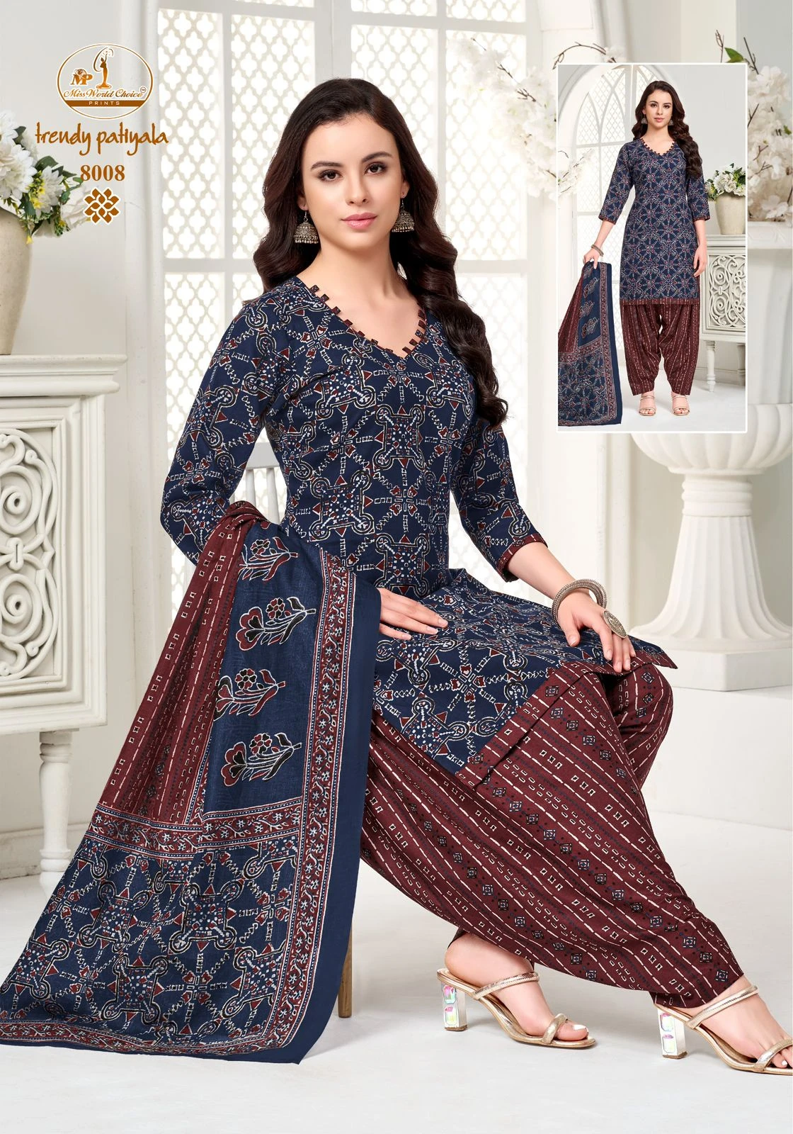 Miss World Trendy Patiyala Vol 8 - Readymade Dress