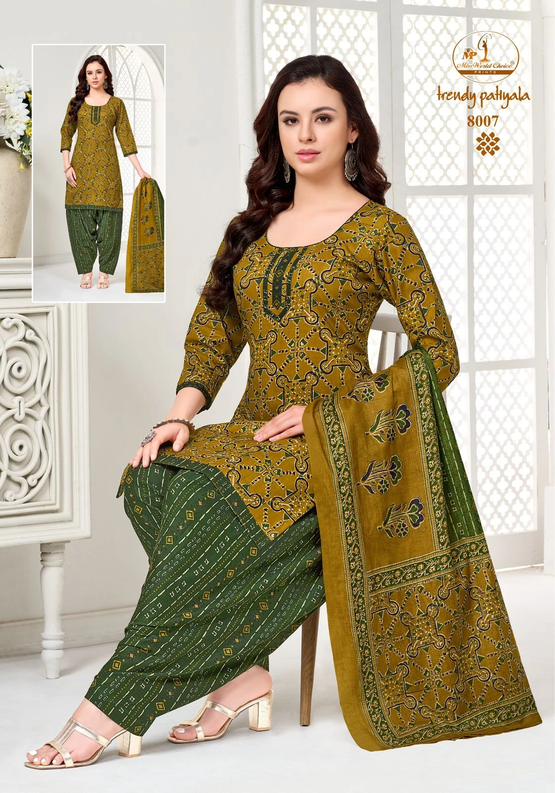 Miss World Trendy Patiyala Vol 8 - Readymade Dress