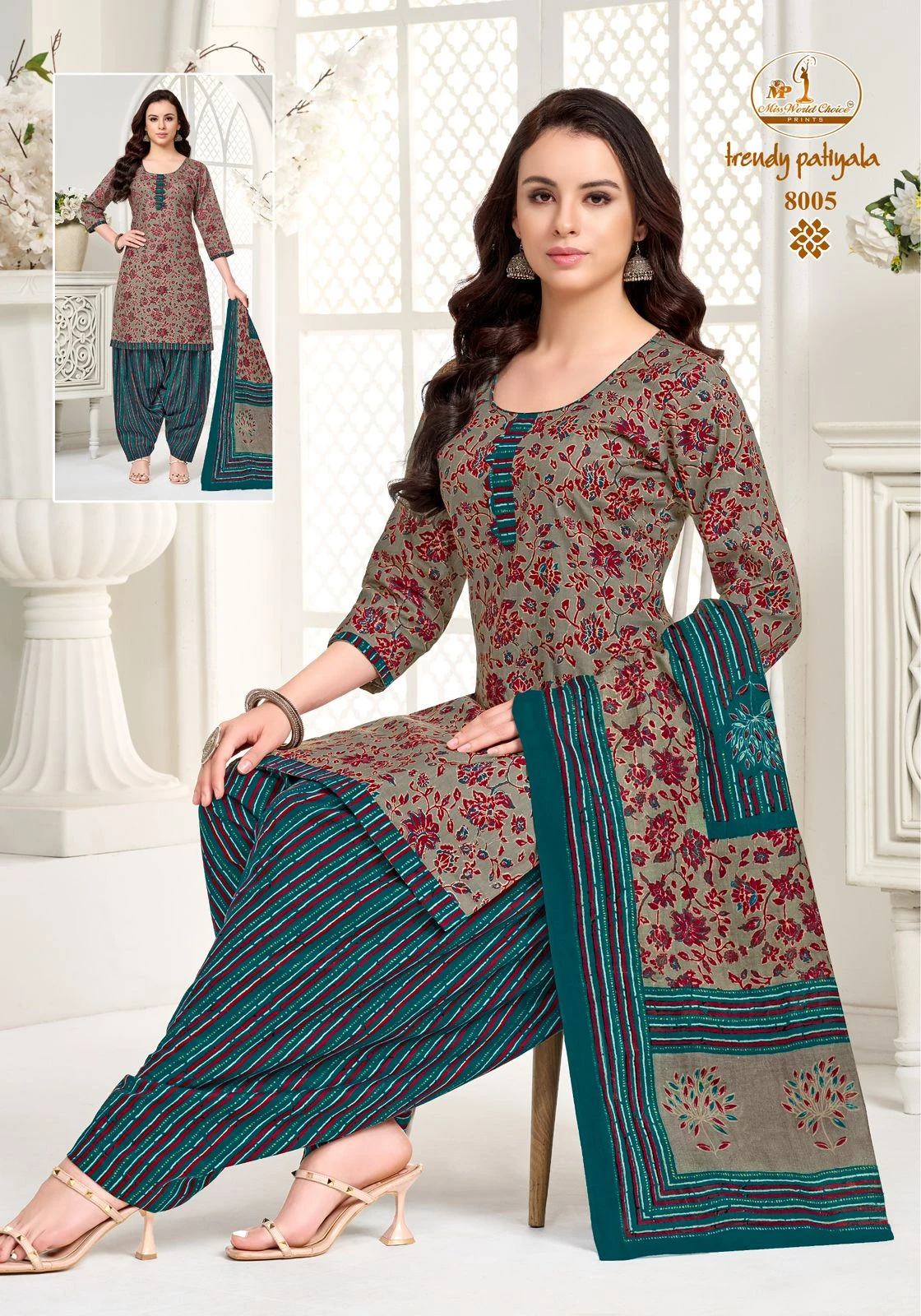 Miss World Trendy Patiyala Vol 8 - Readymade Dress