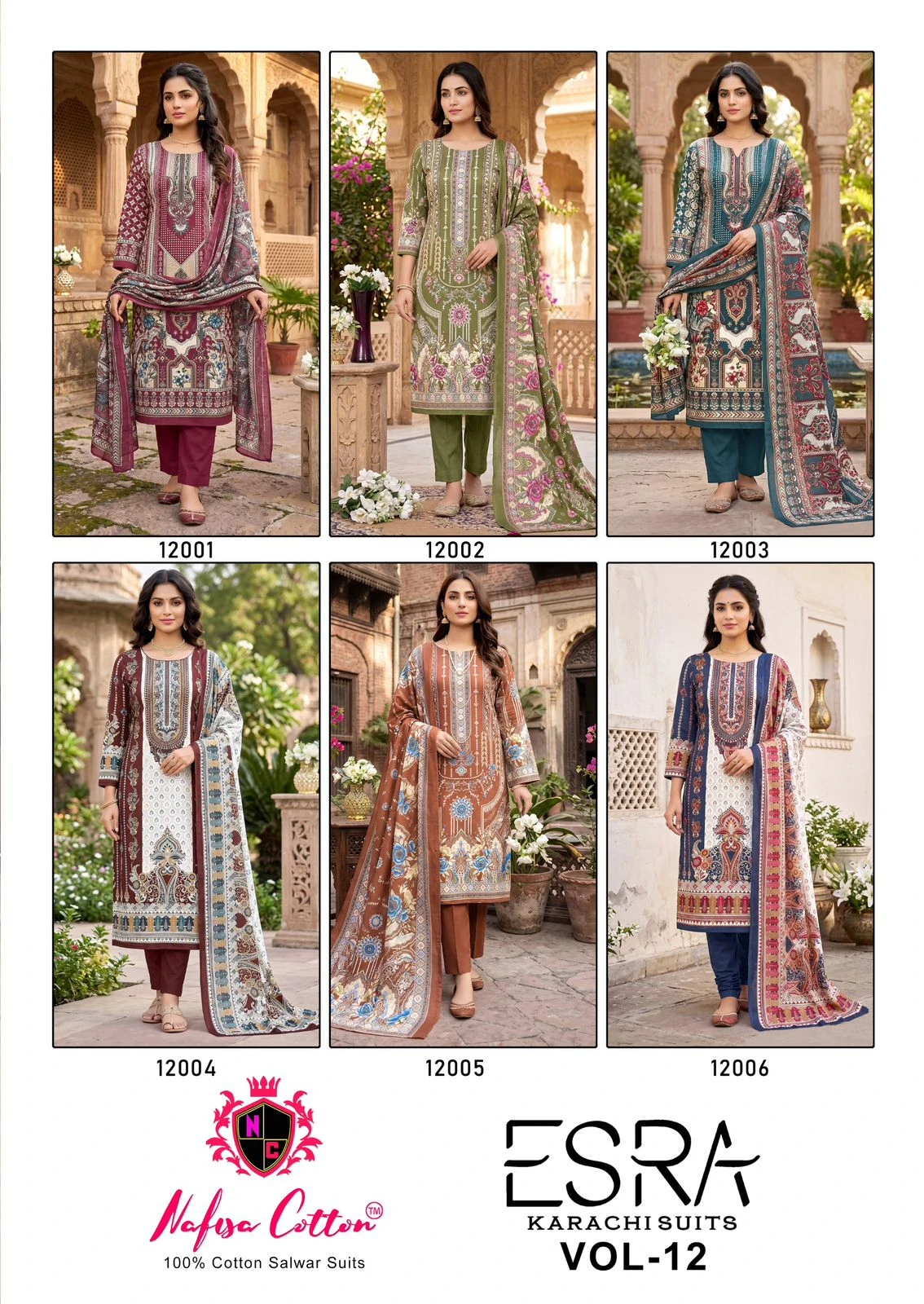 Nafisa Cotton Esra Vol 12